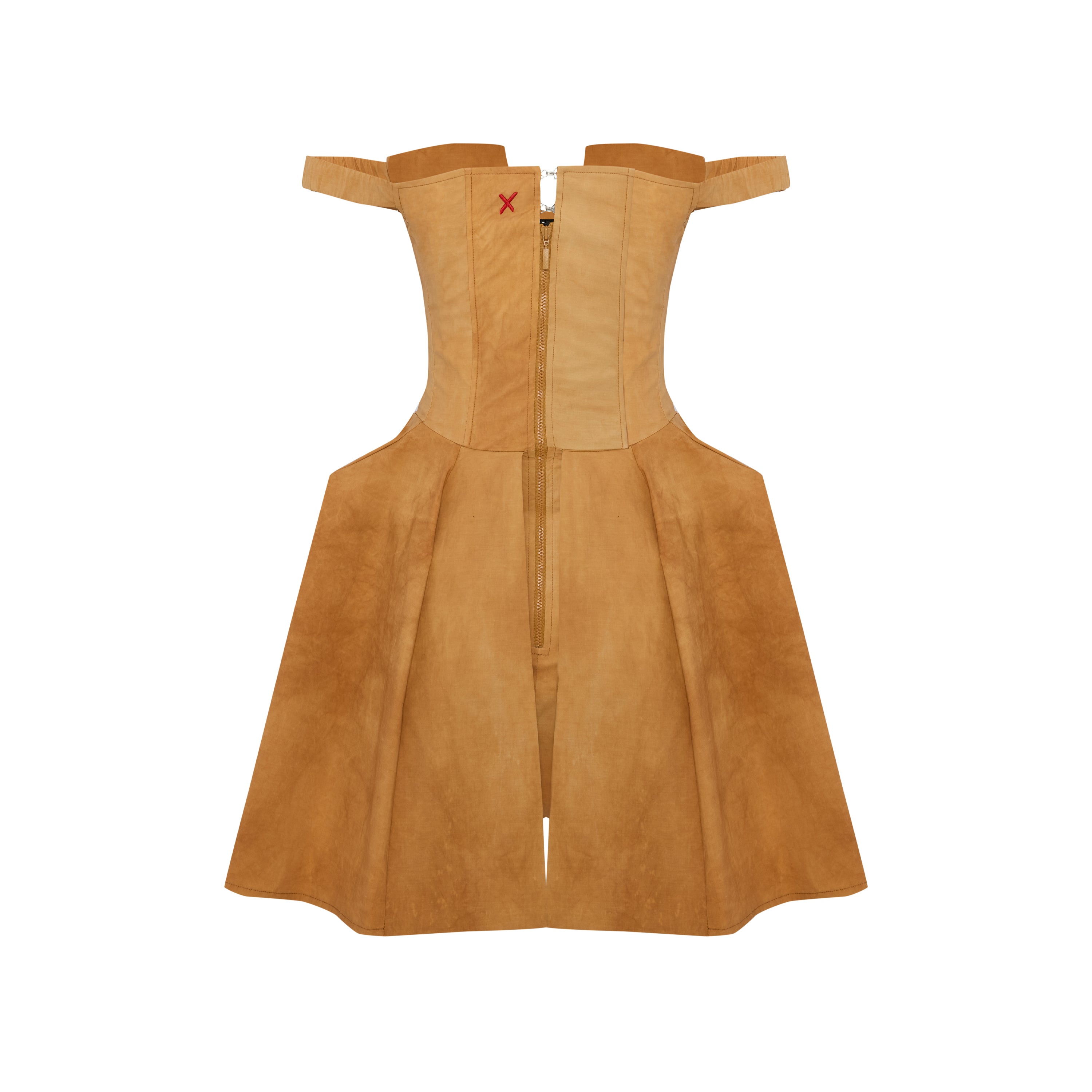 CORSET DRESS - ORANGE