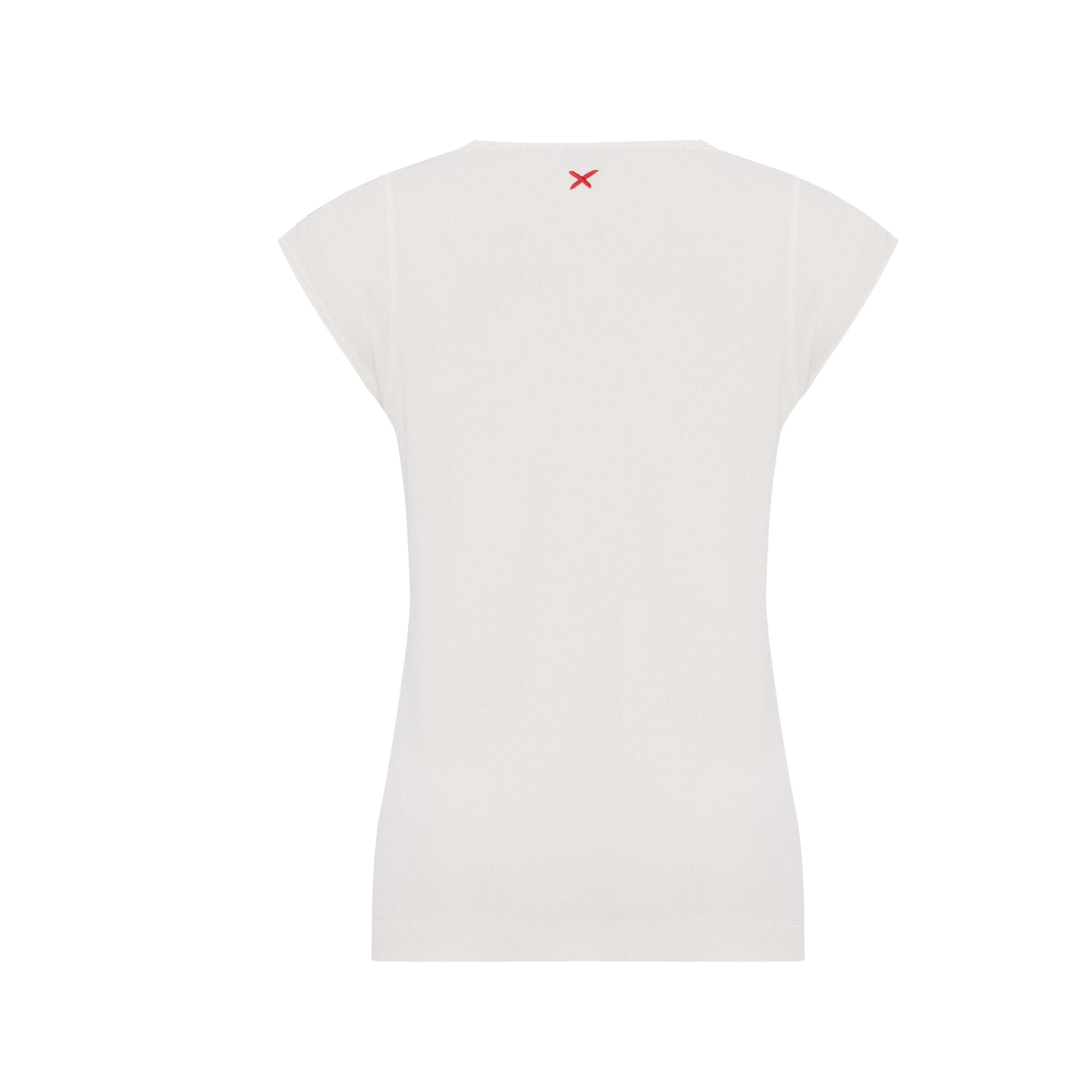 COTTON RIB TANK TOP WITH PATCH