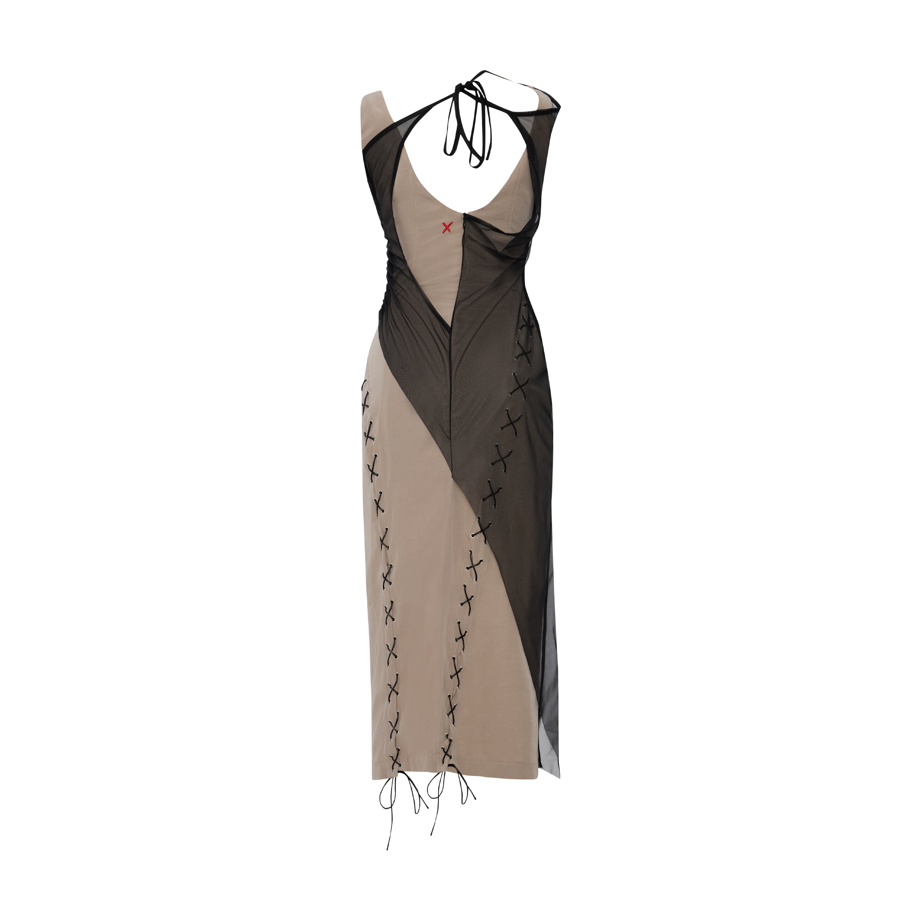 Bodycon Dress with Tulle