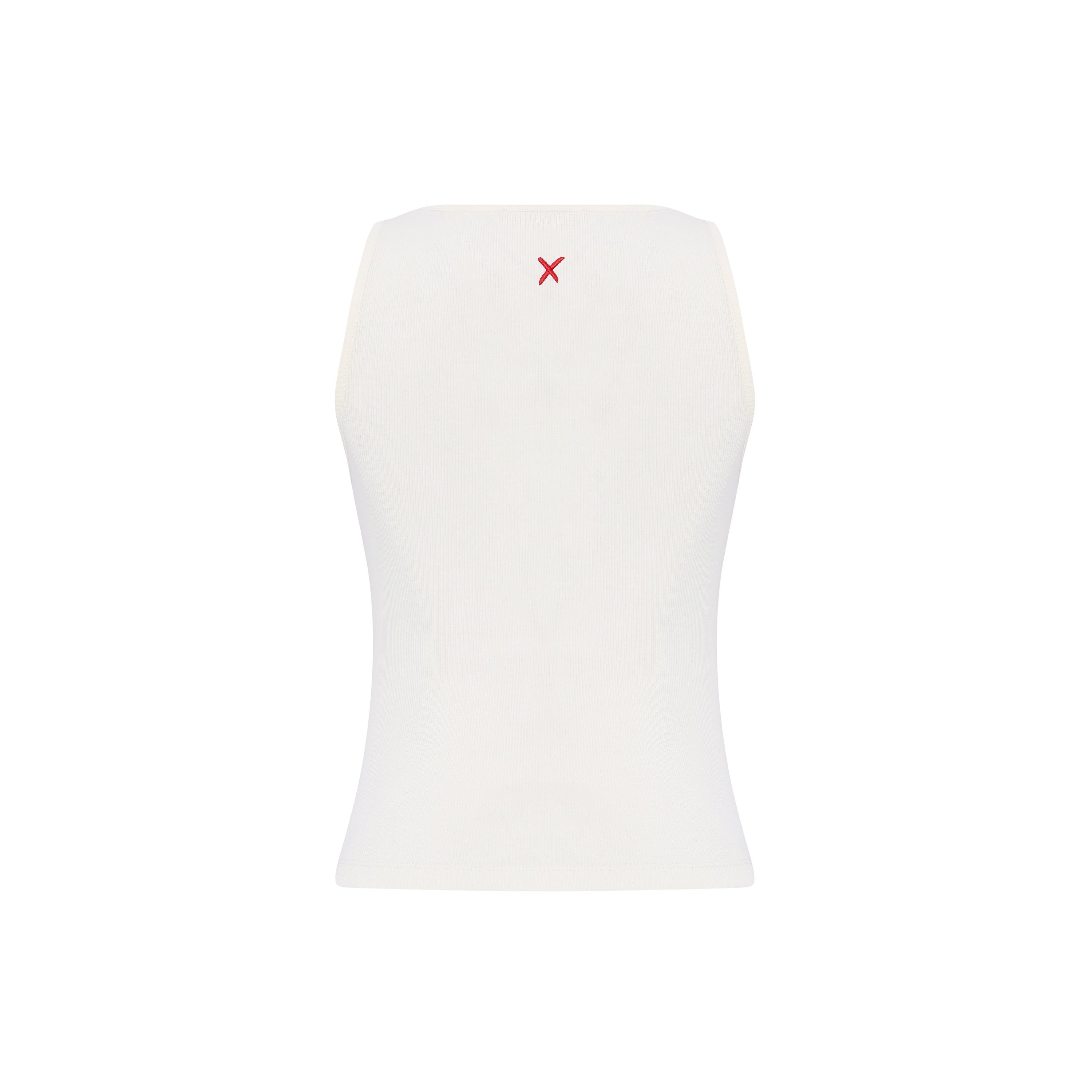 COTTON TANK TOP - WHITE