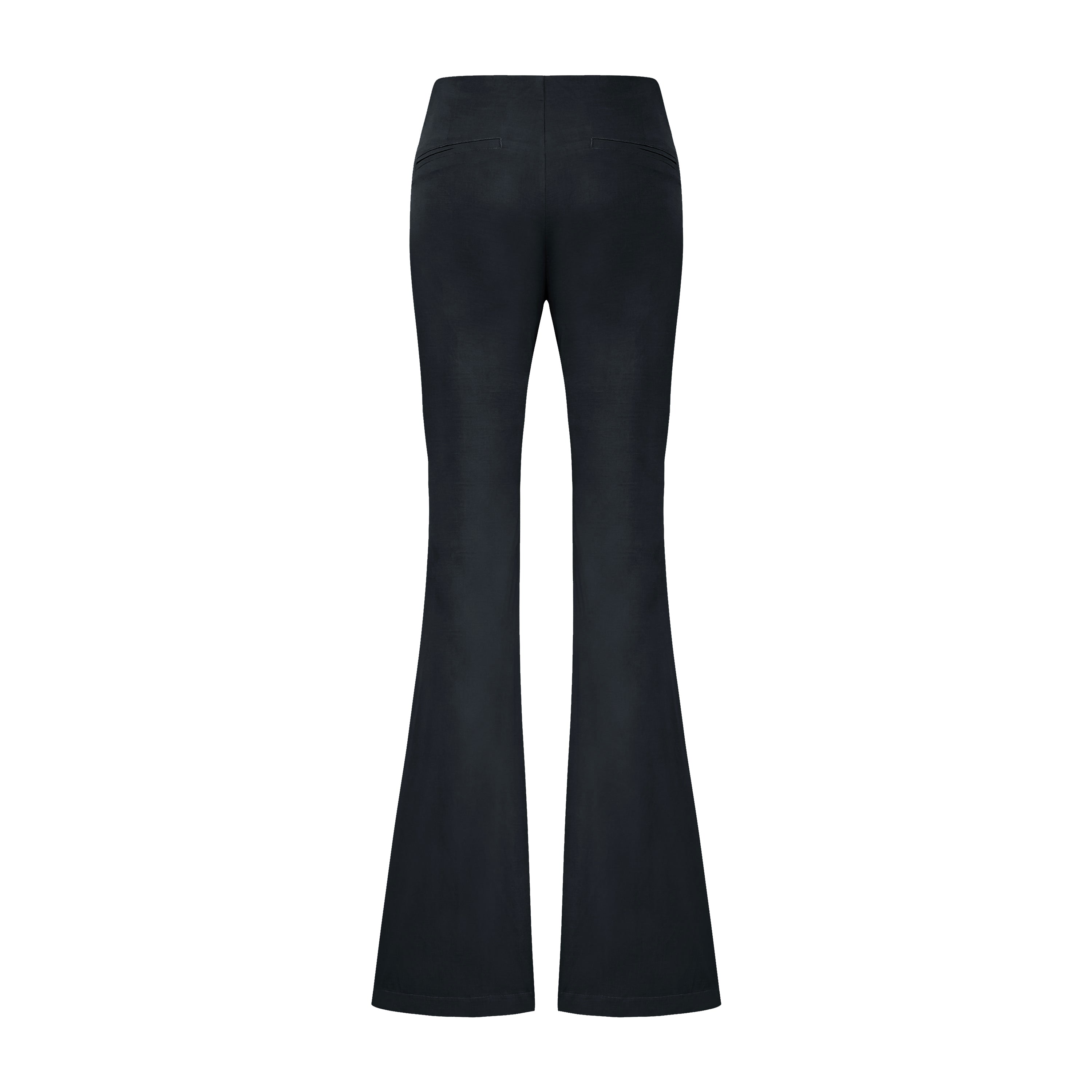 SHINY WOVEN PANT - BLACK