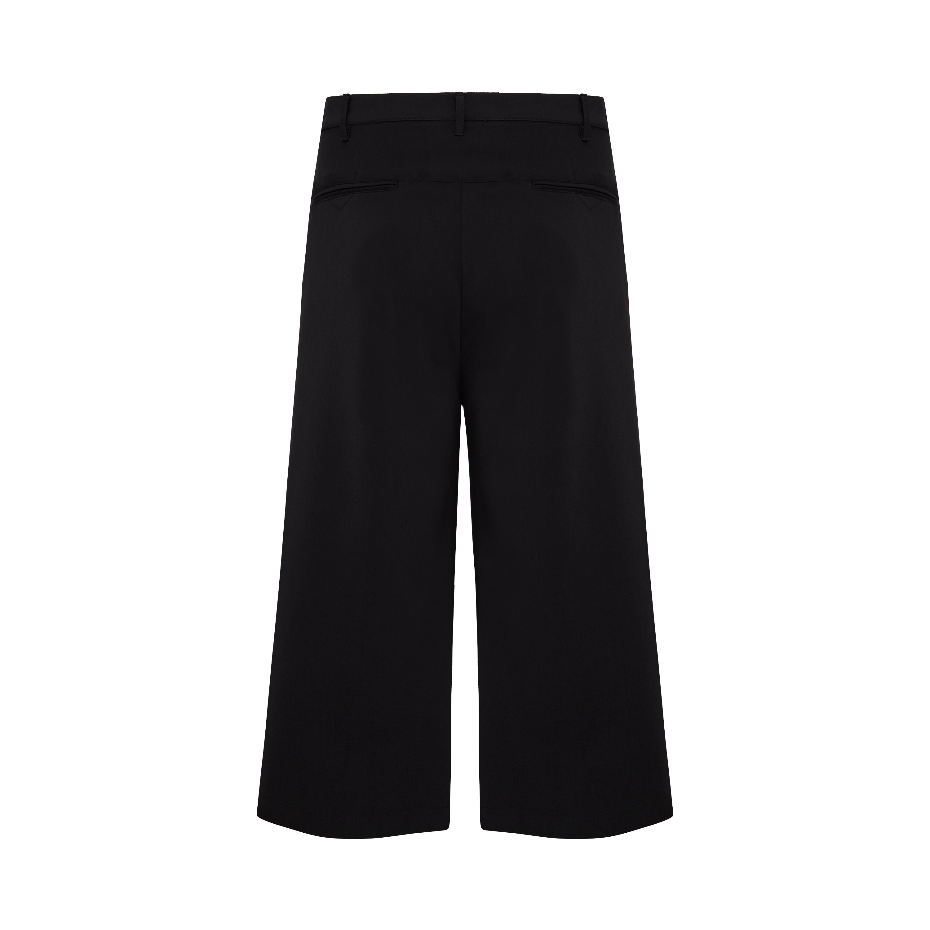 COTTON WOVEN SHORT - BLACK