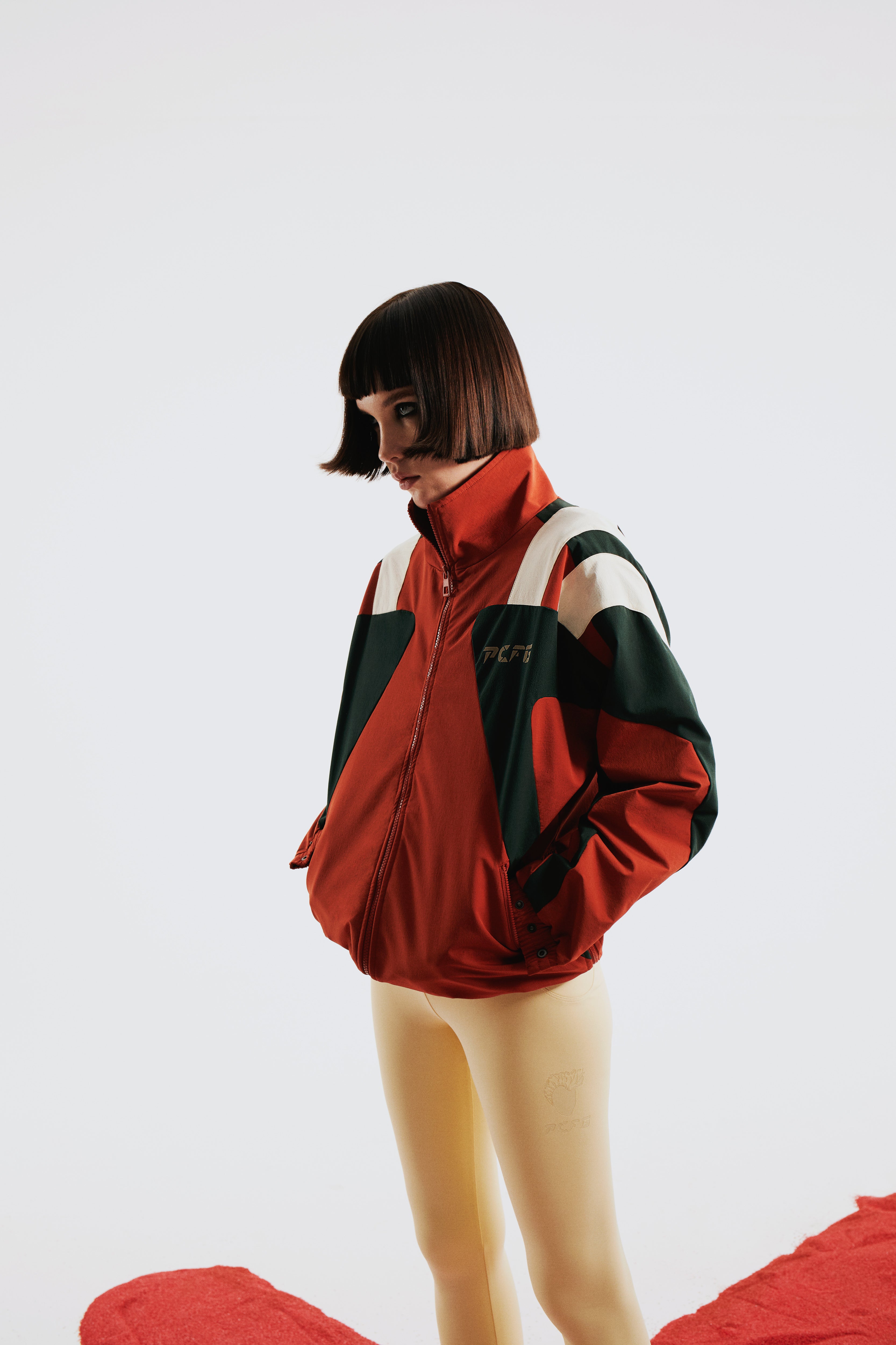 Oversized Boomerang Track Jacket - Women