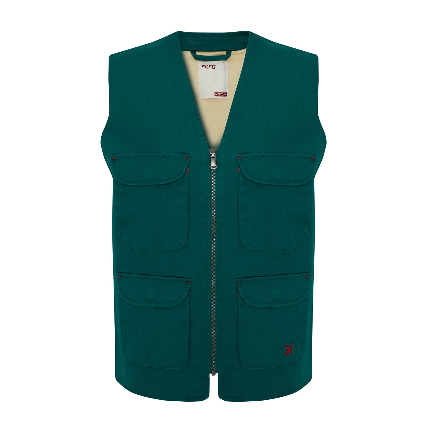 Cotton Woven Track Vest Men