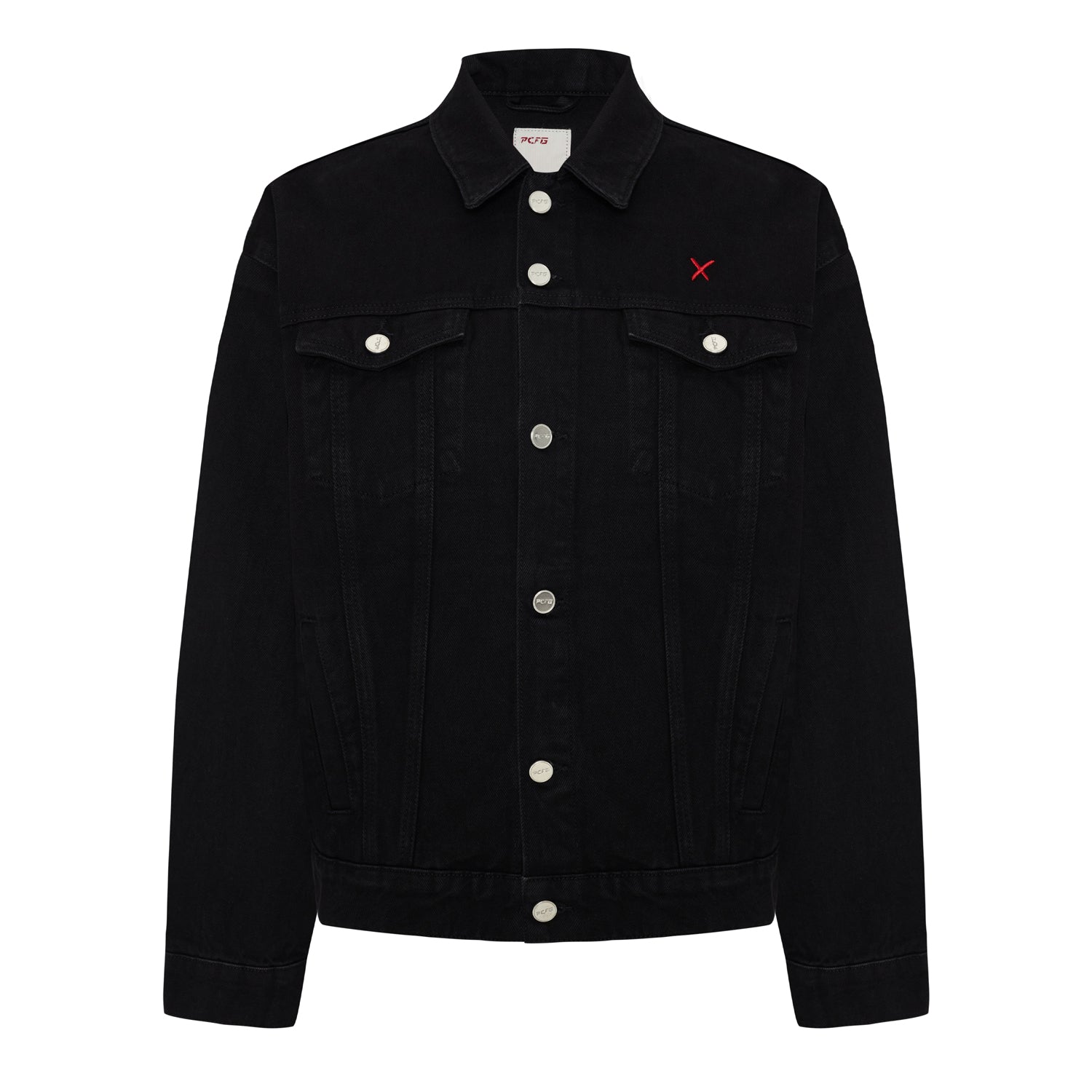 Logo Denim Jacket - Black