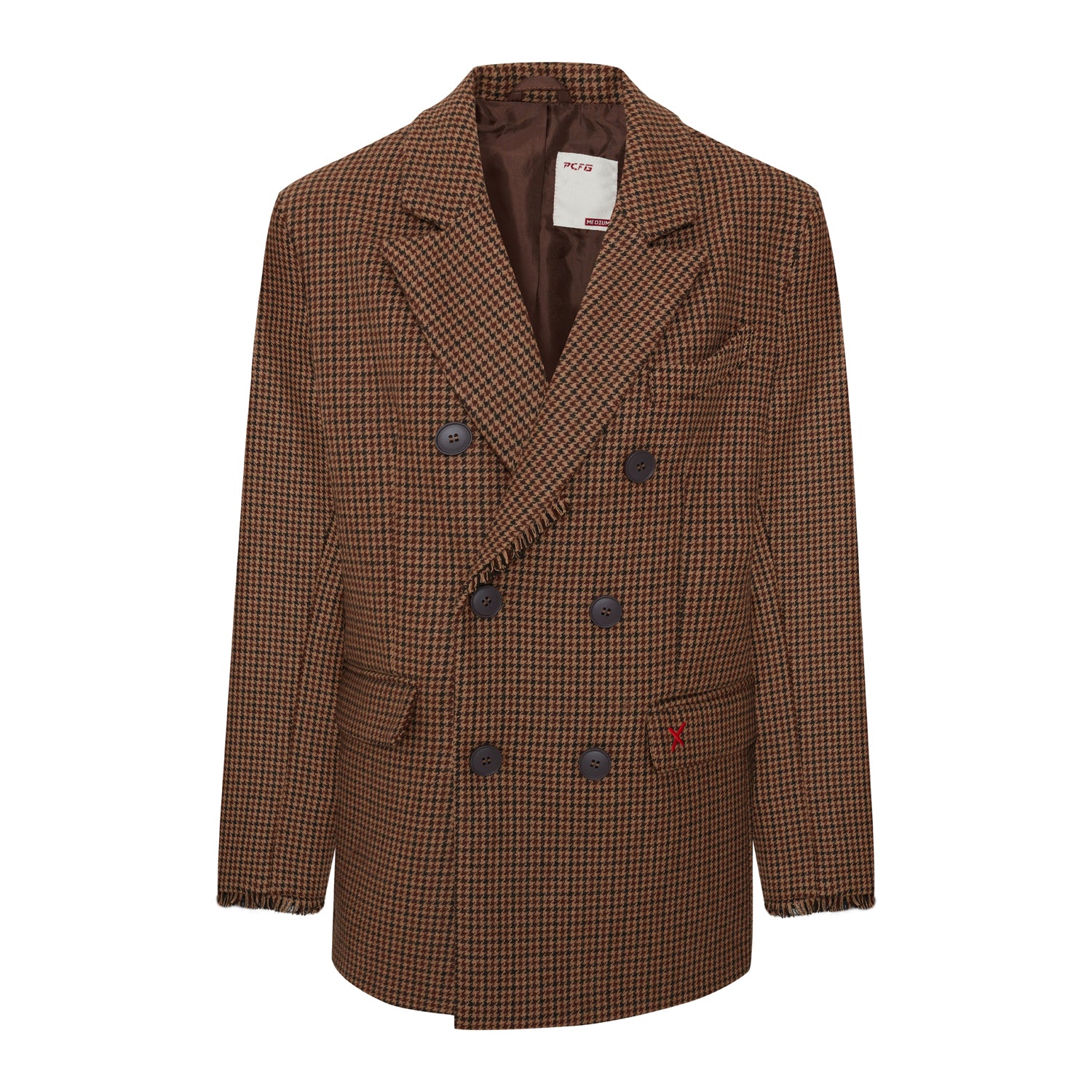 Wool & Cashmere Blend Double Breasted Men Blazer