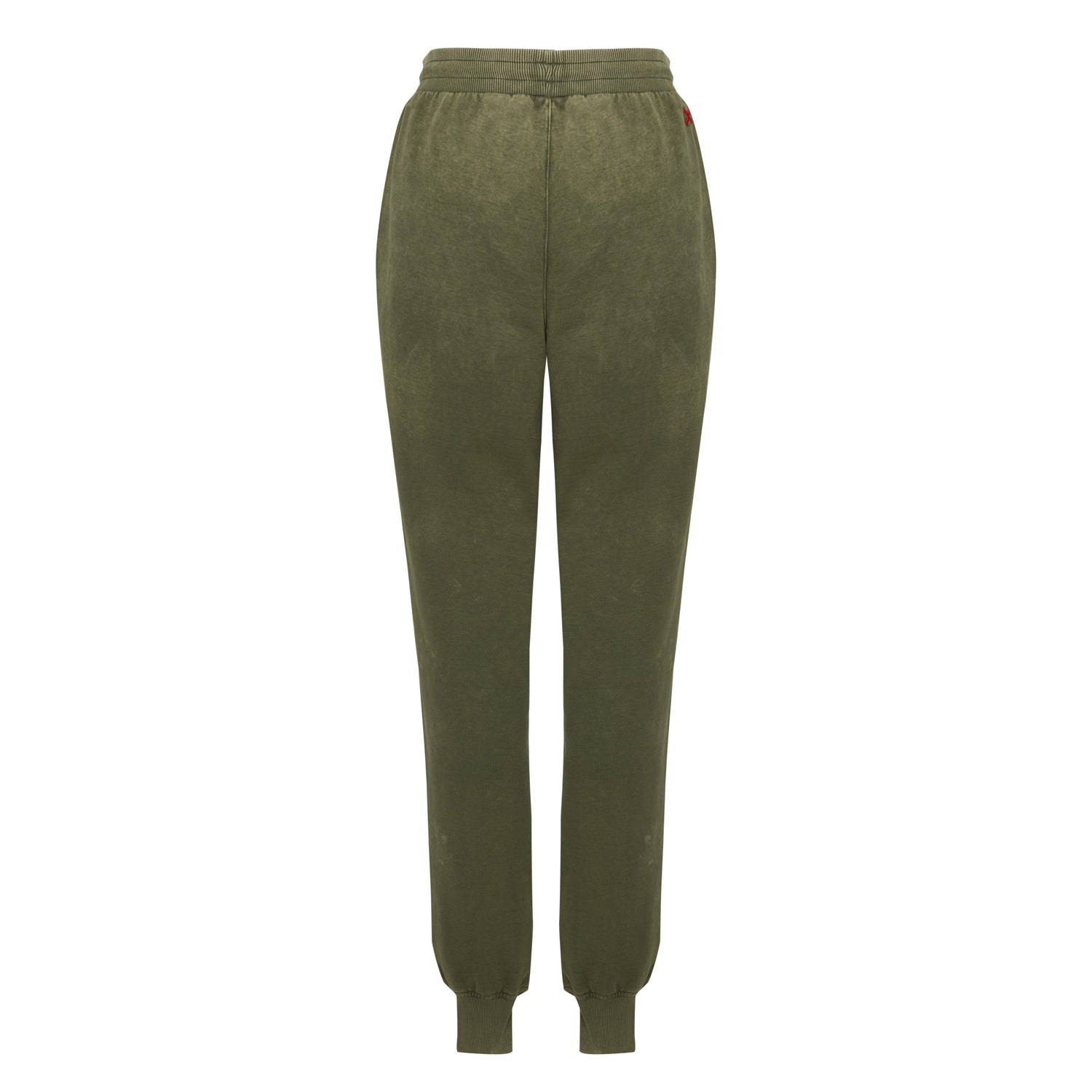 Organic Cotton Acid Washed Track Sweatpant - Covert Green