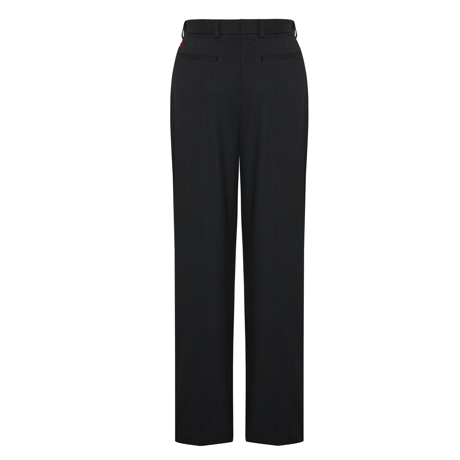 Cotton Striped Slim Men Pant - Black