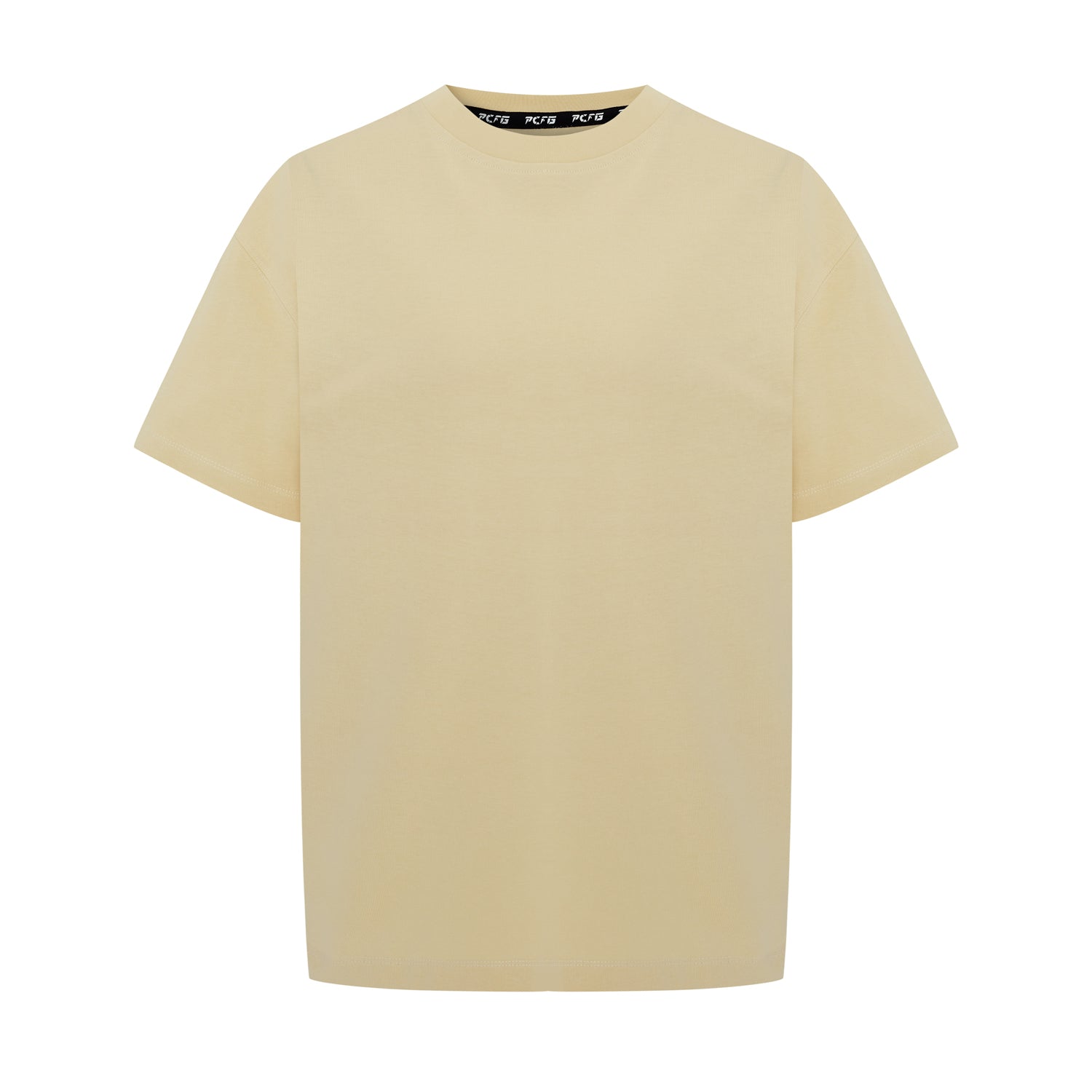 Cotton Destroyed Logo Tee - Chino Green