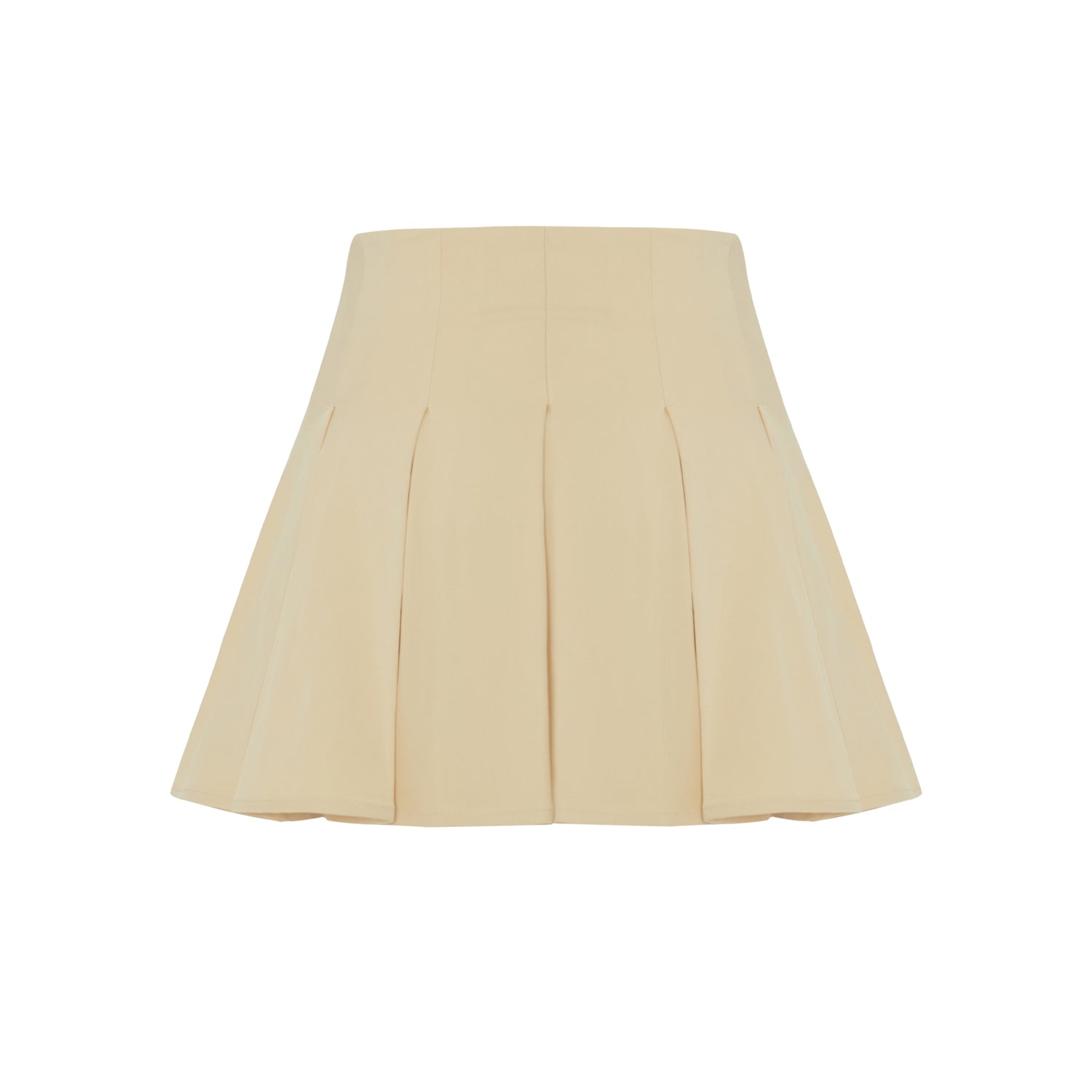 Cotton Pleated Skirt - Chino Green