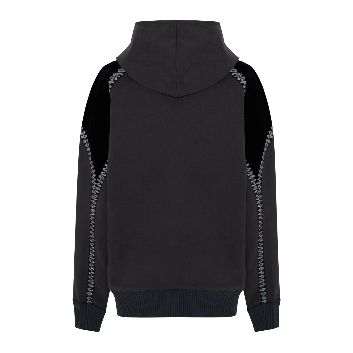 Cotton Crochet Zip Up Hoodie