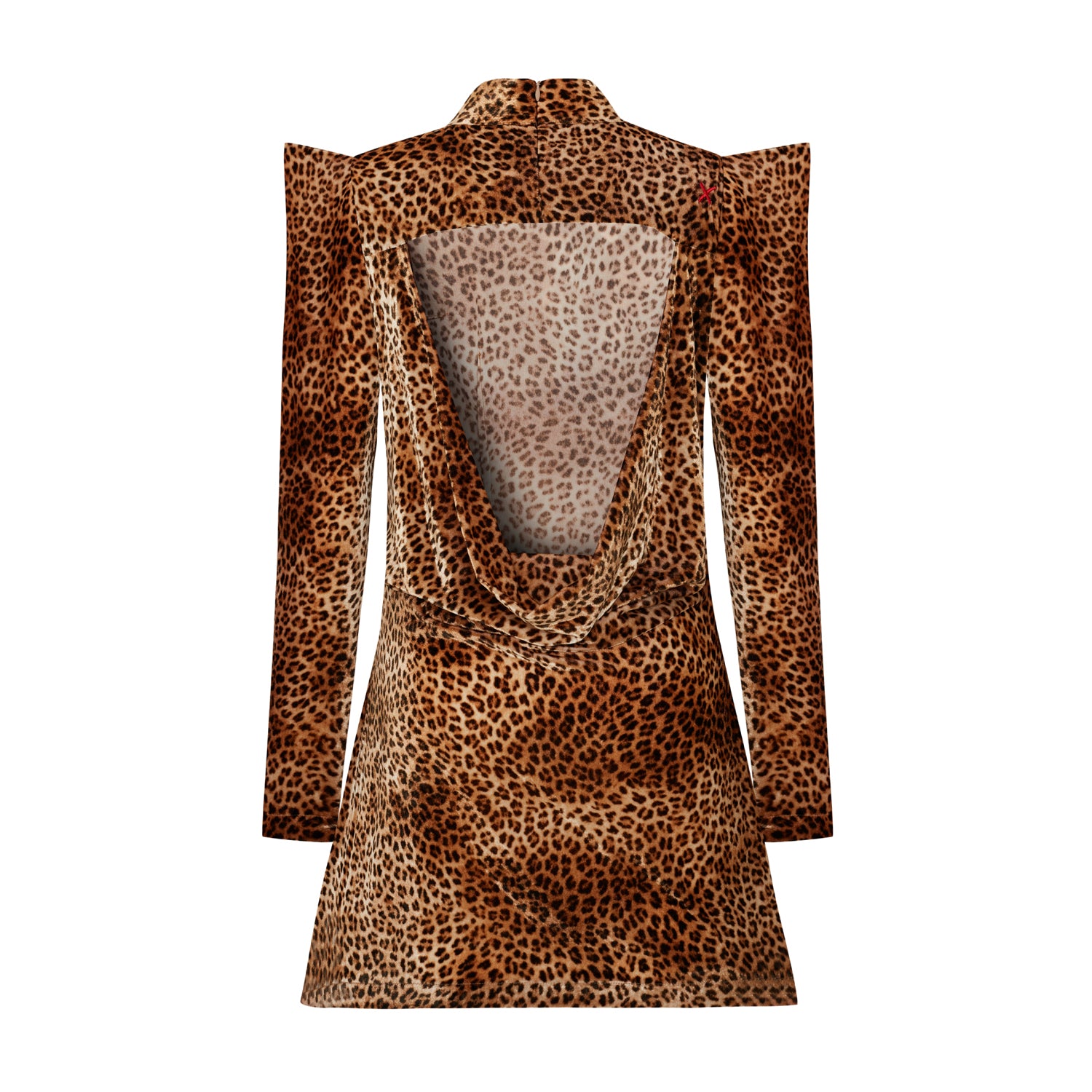 Cotton Sin Dress - Leopard