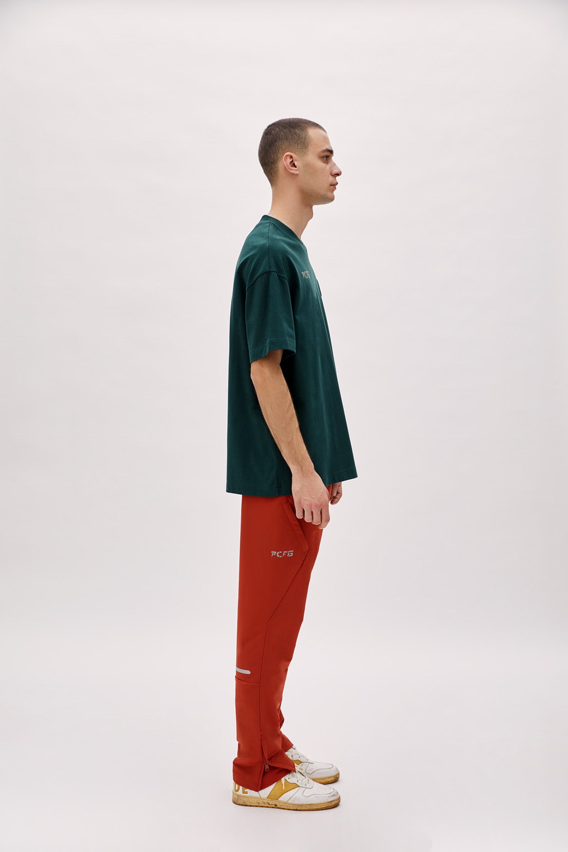 Oversized Tee With Emboss Detail - Pine Groove