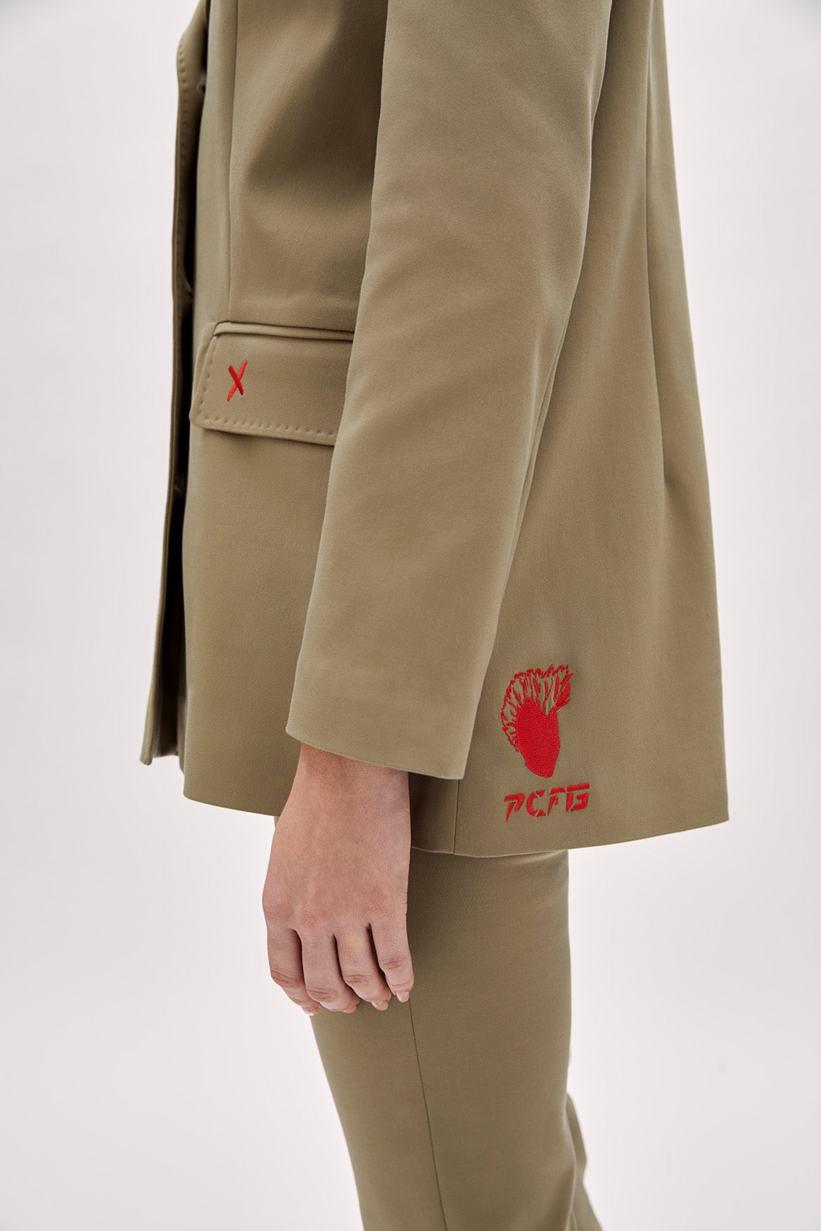 Cotton Classic Blazer - Covert Green