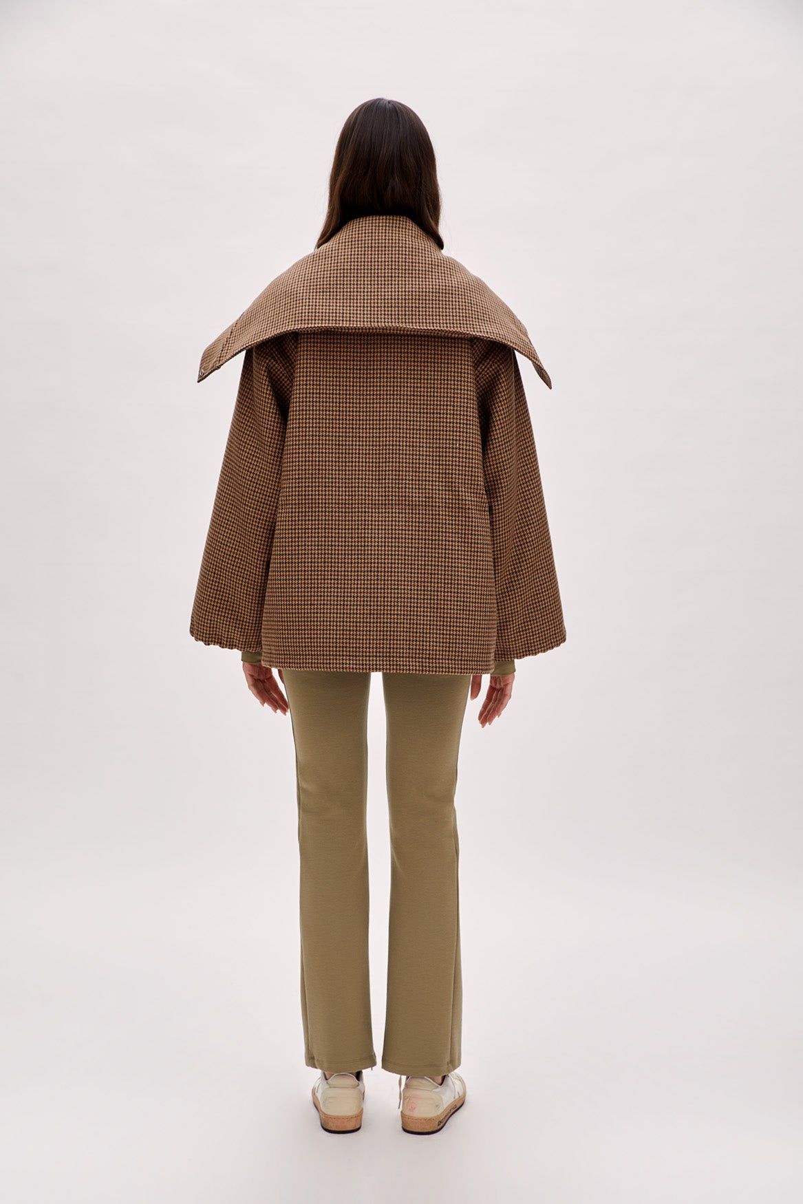 Wool & Cashmere Blend Oversized Puffer Women Coat