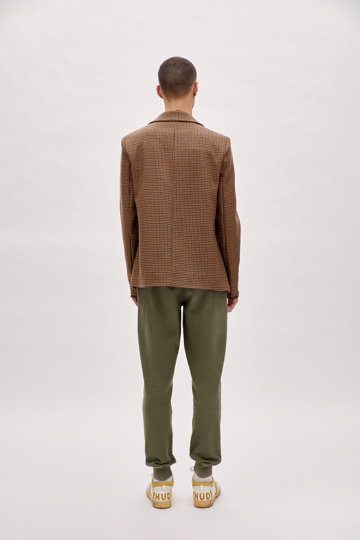 Wool & Cashmere Blend Double Breasted Men Blazer