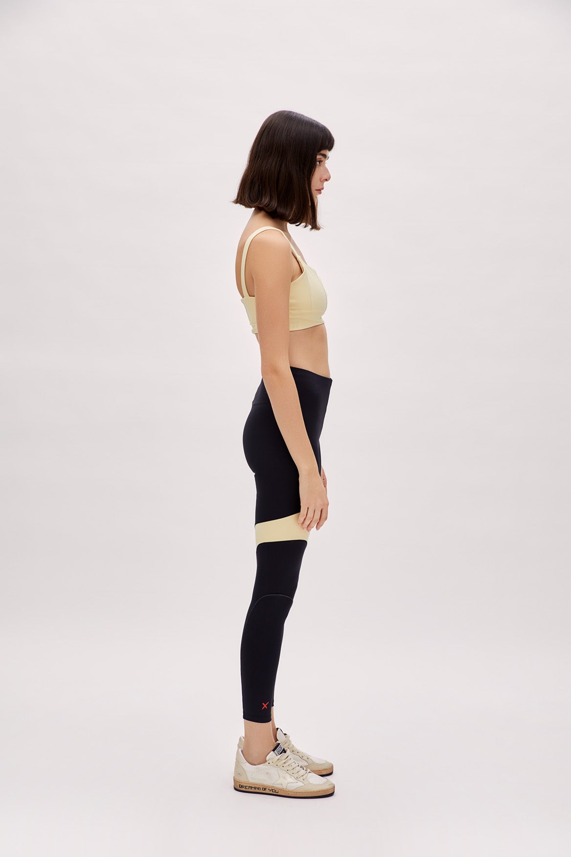 Bra With Stitch Detail - Chino Green