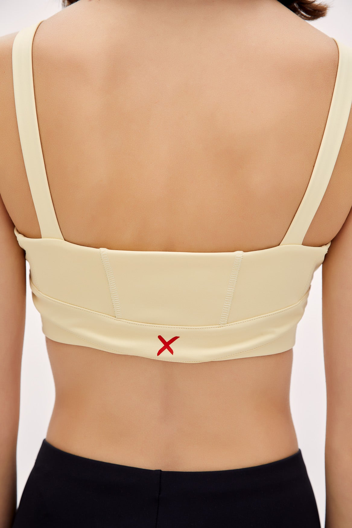 Bra With Stitch Detail - Chino Green