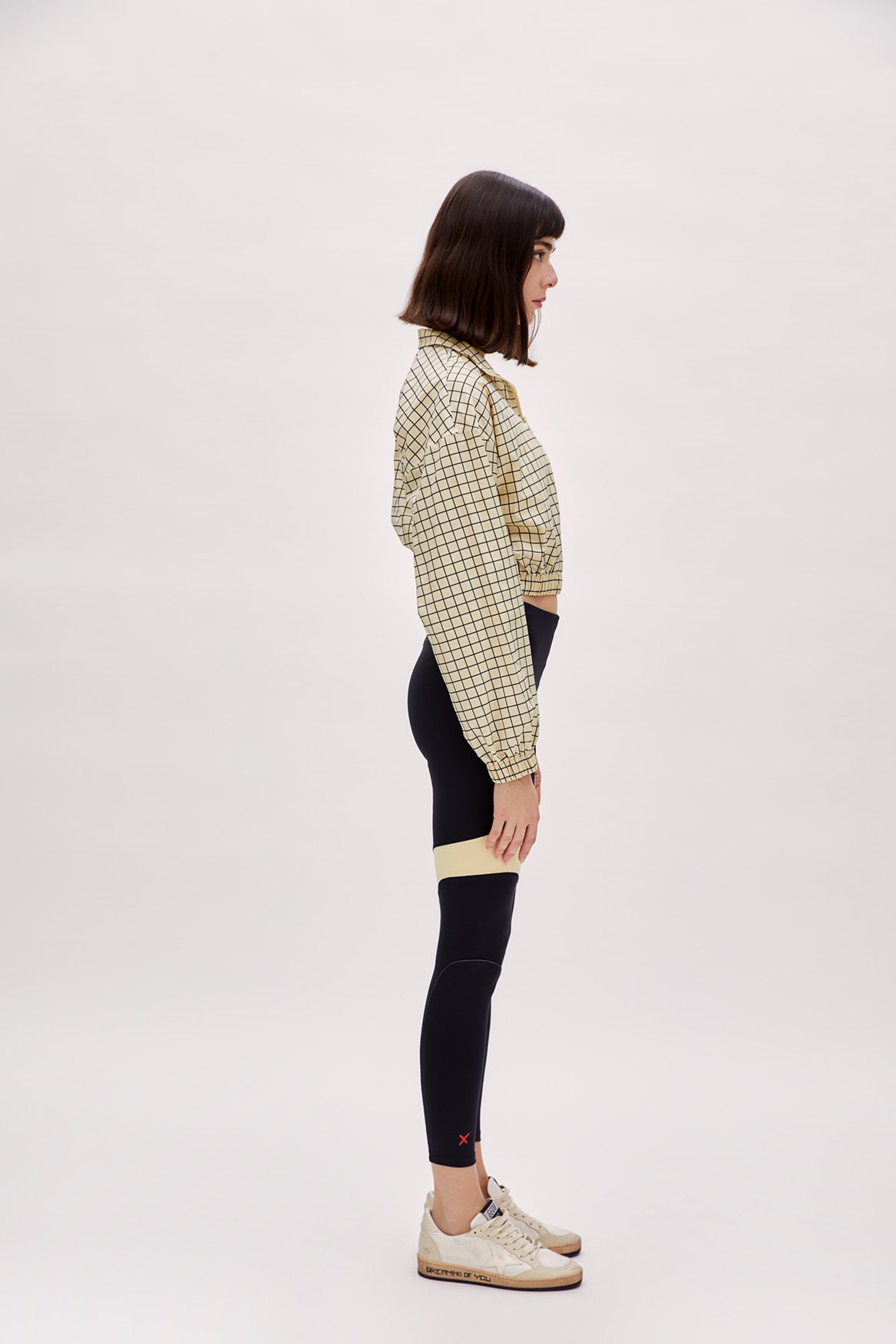 Parachute Crop Sweat - Chino Green