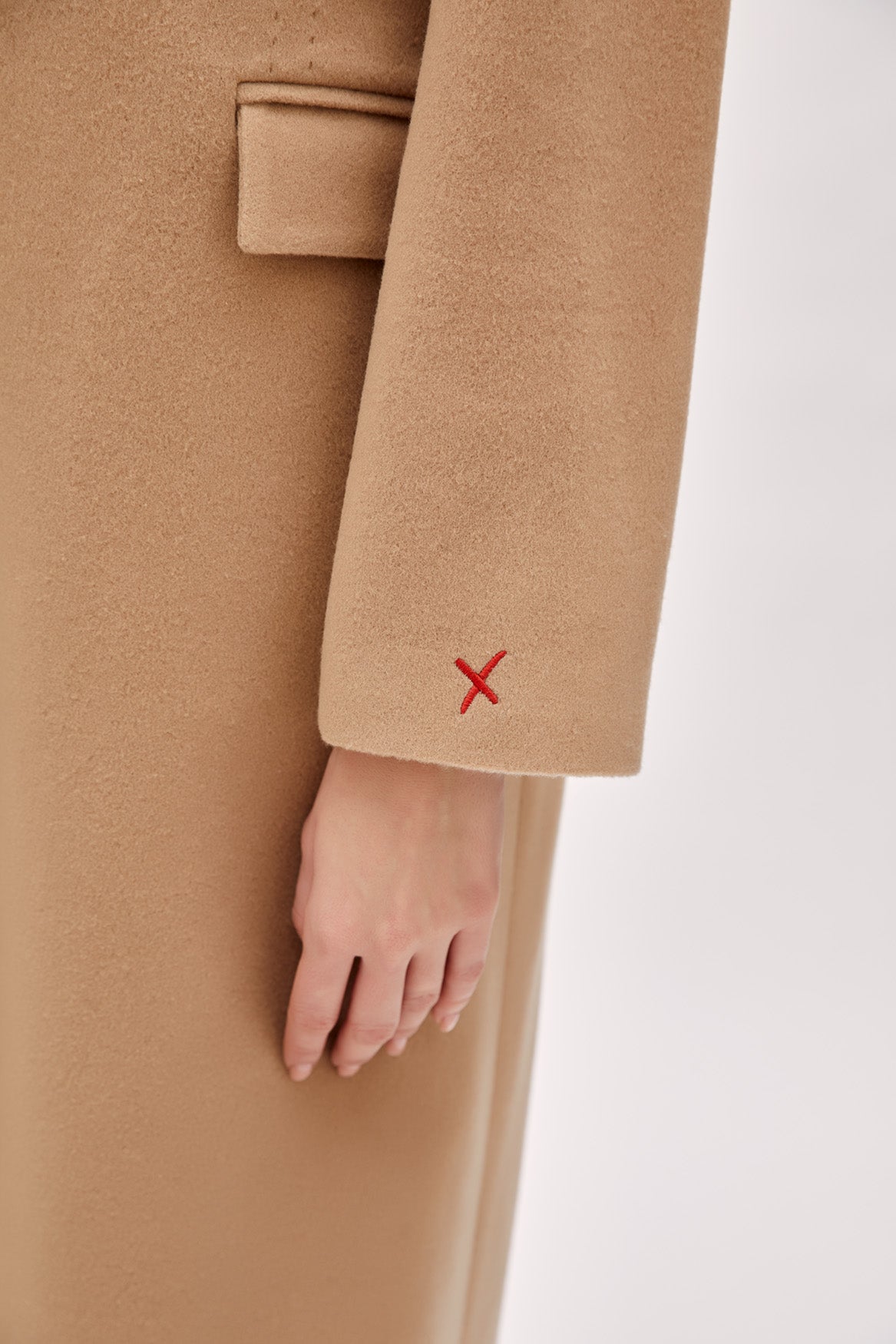 Wool Women Coat - Beige