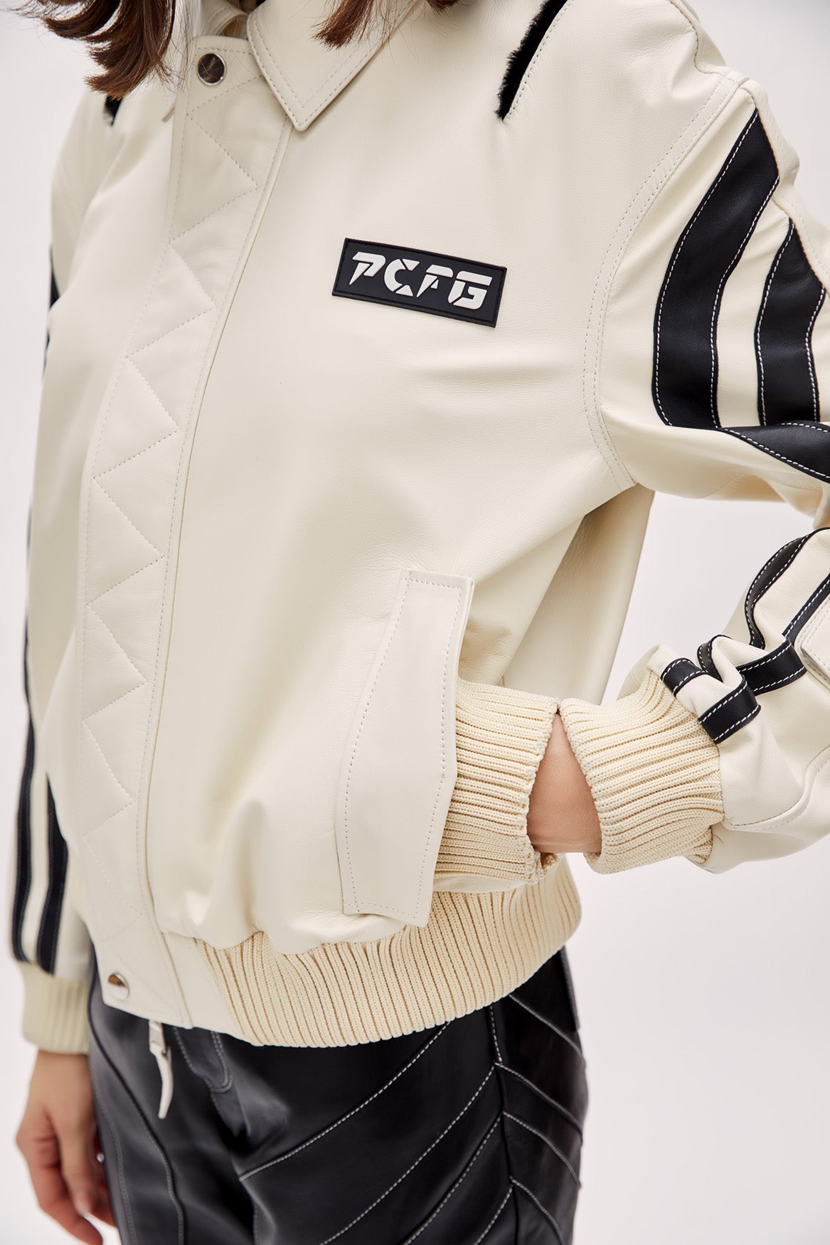 Boomerang Biker Leather Jacket