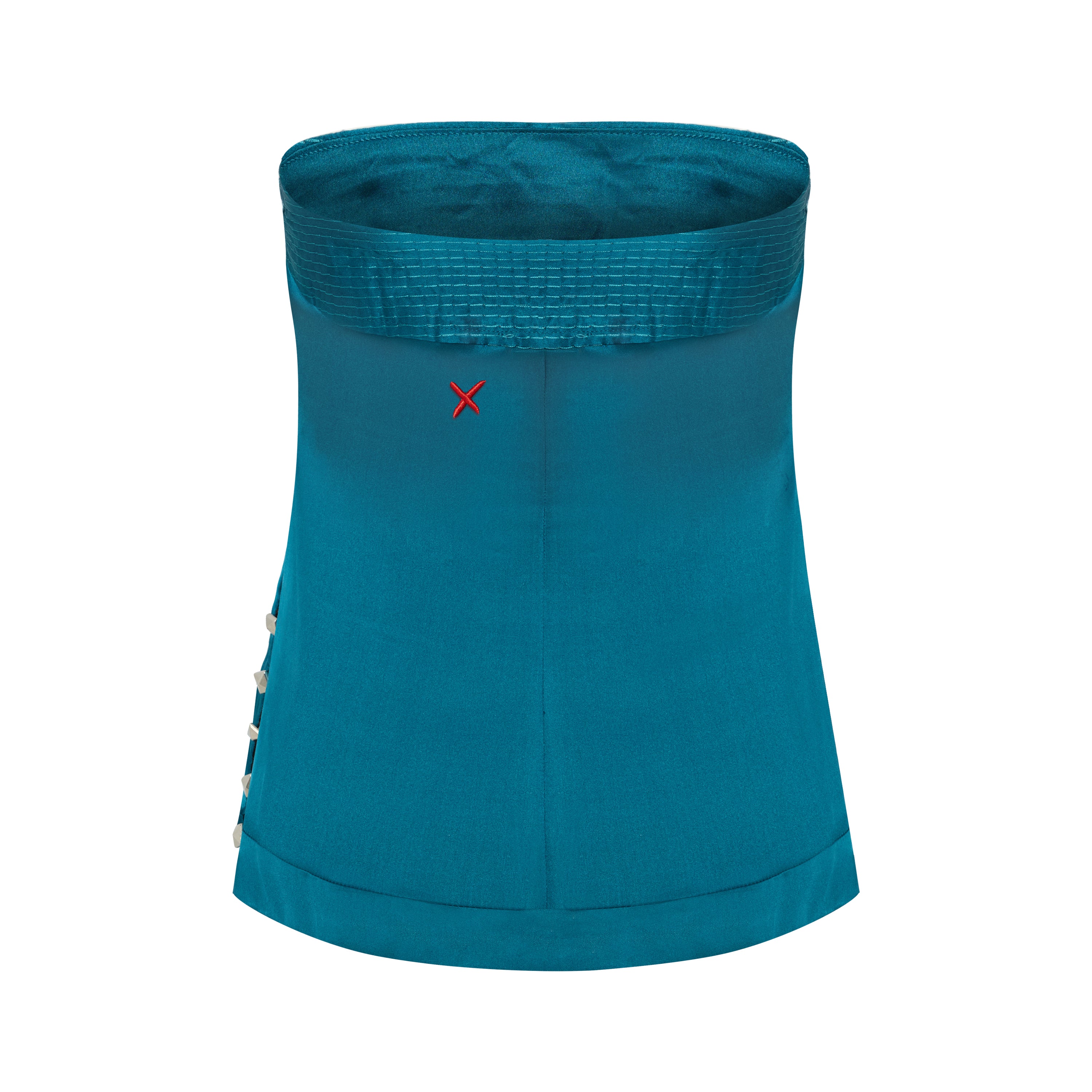 PURE SILK STRAP TOP - MOROCCAN BLUE