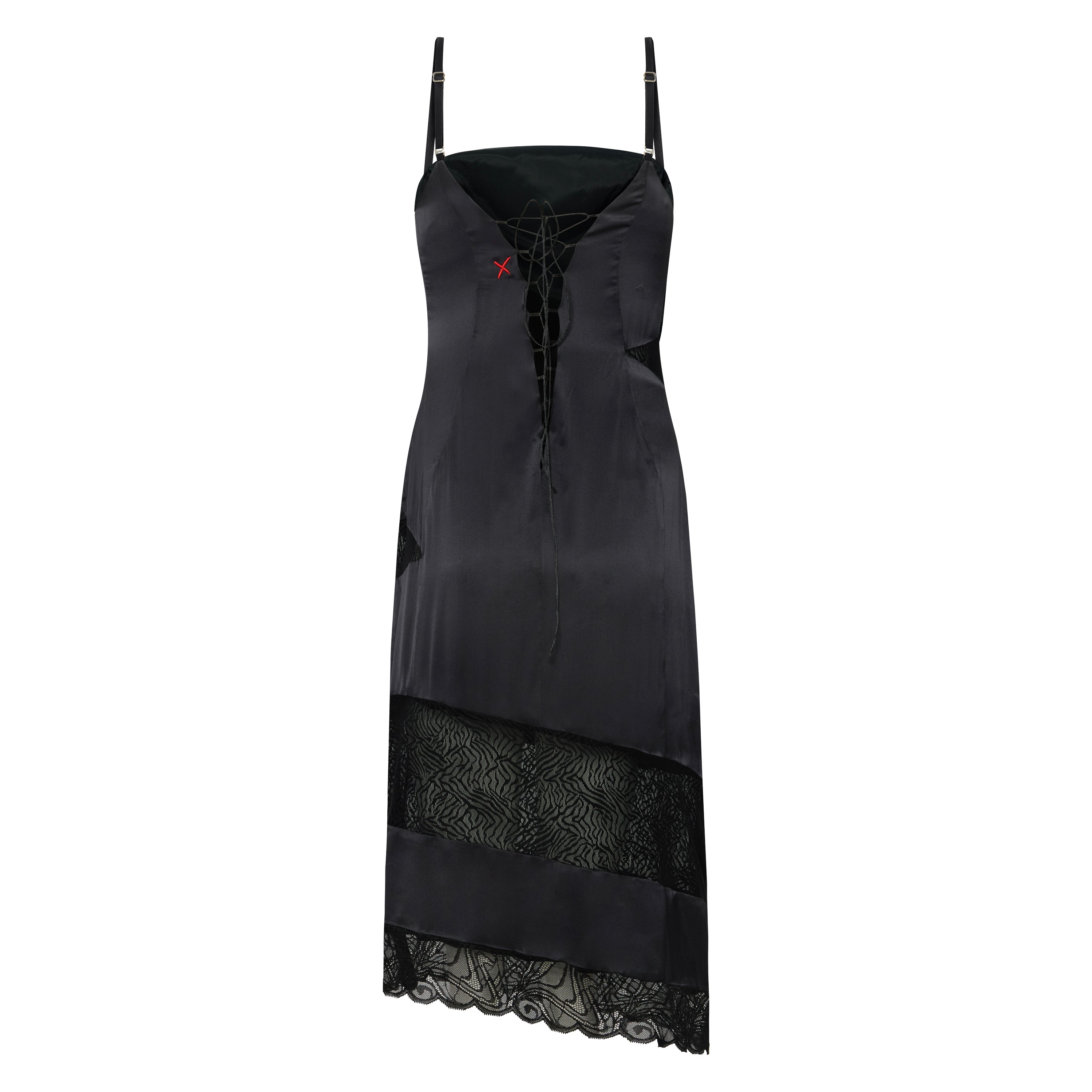 Pure Silk Women Black Dress