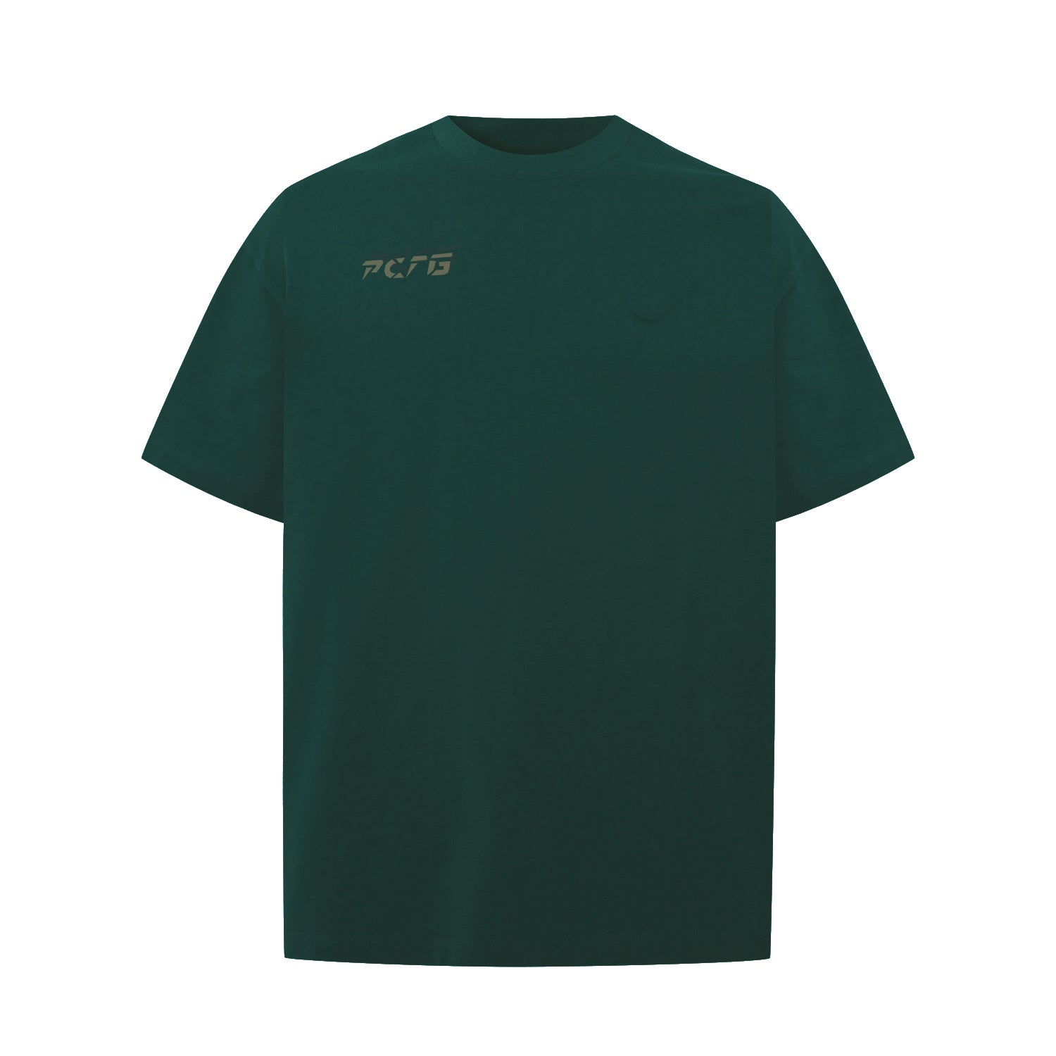 Oversized Tee With Emboss Detail - Pine Groove