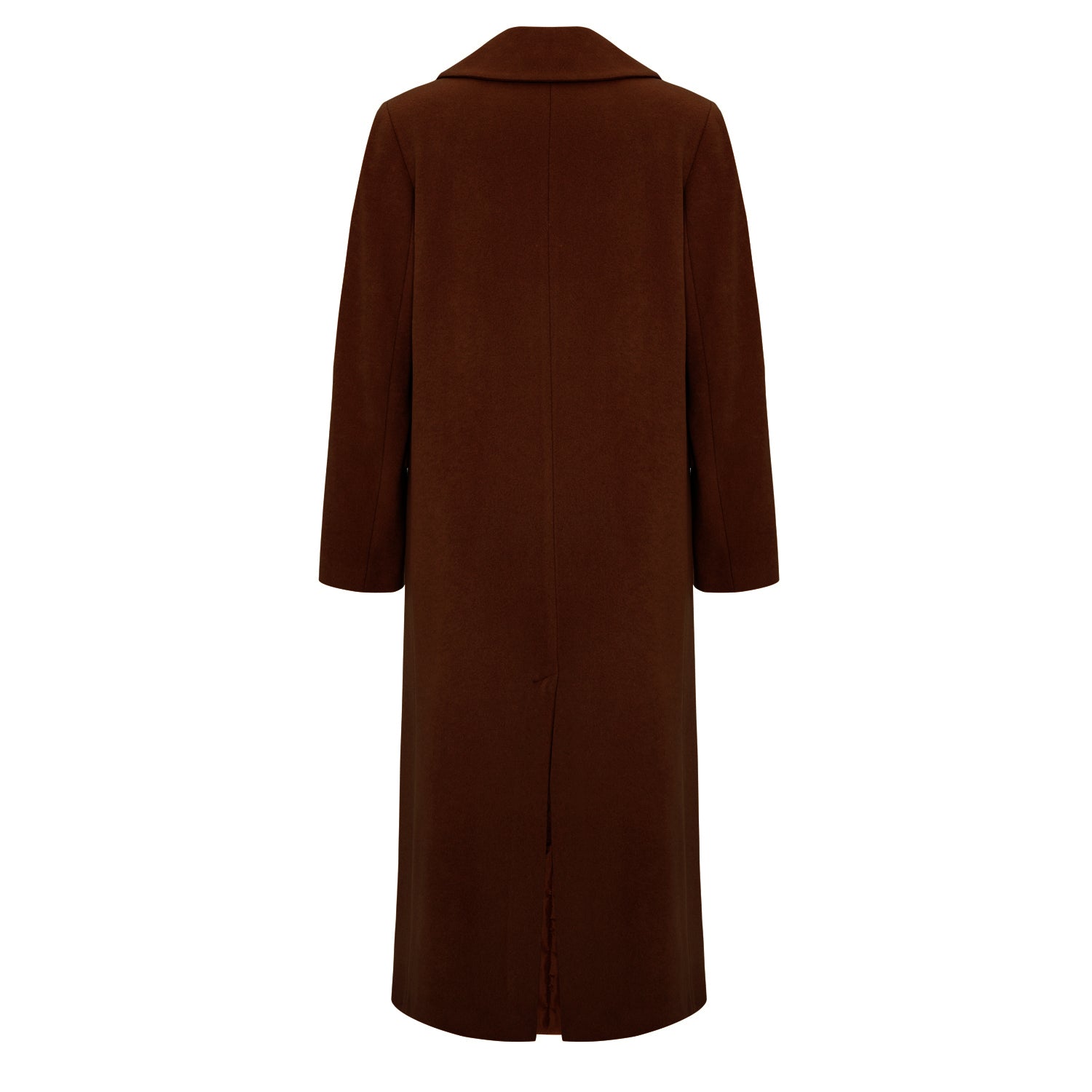 Wool Women Coat - Brown