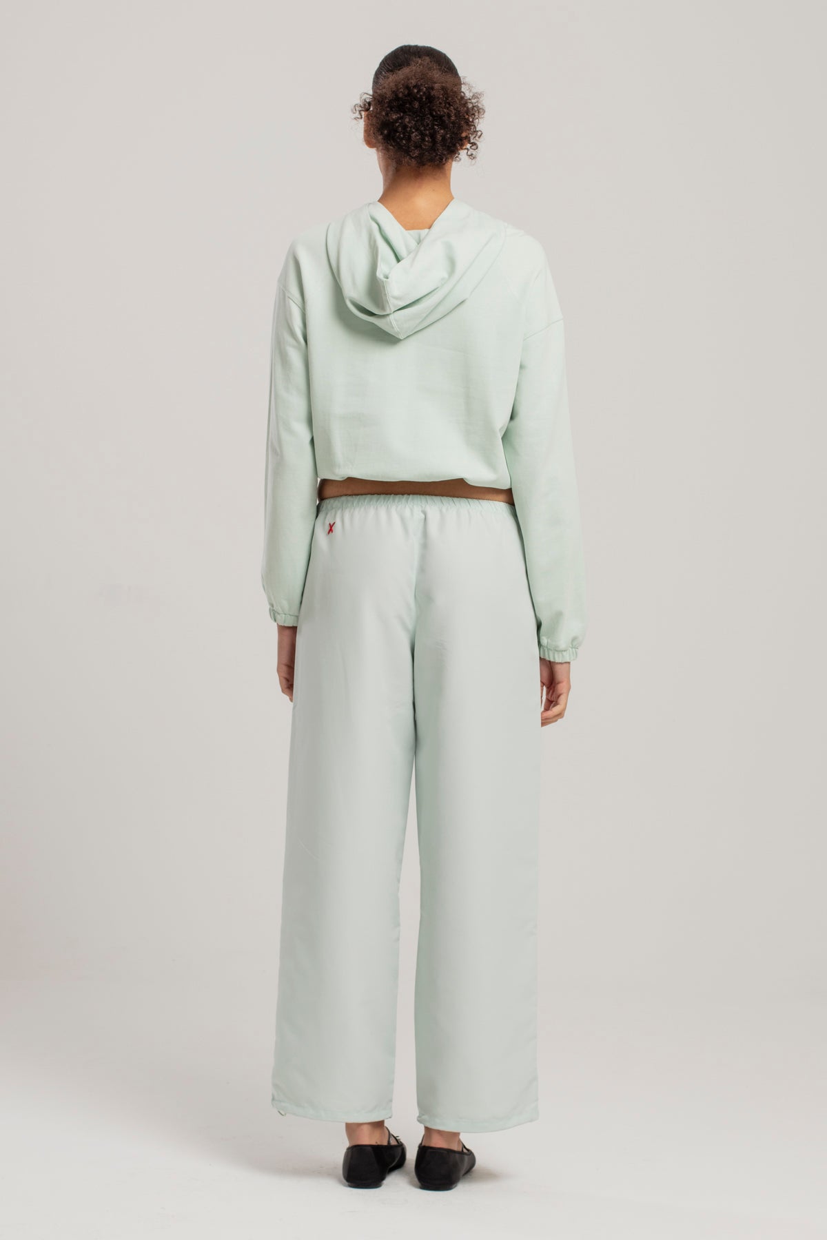 Free Heaven Crop Hoodie - Surf Spray