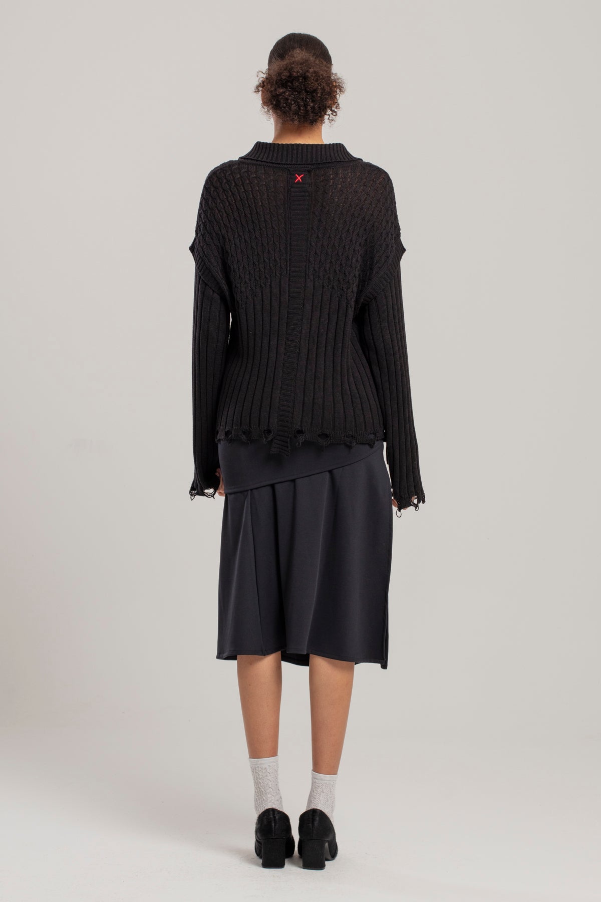 Soft Knit Cardigan - Jet Black