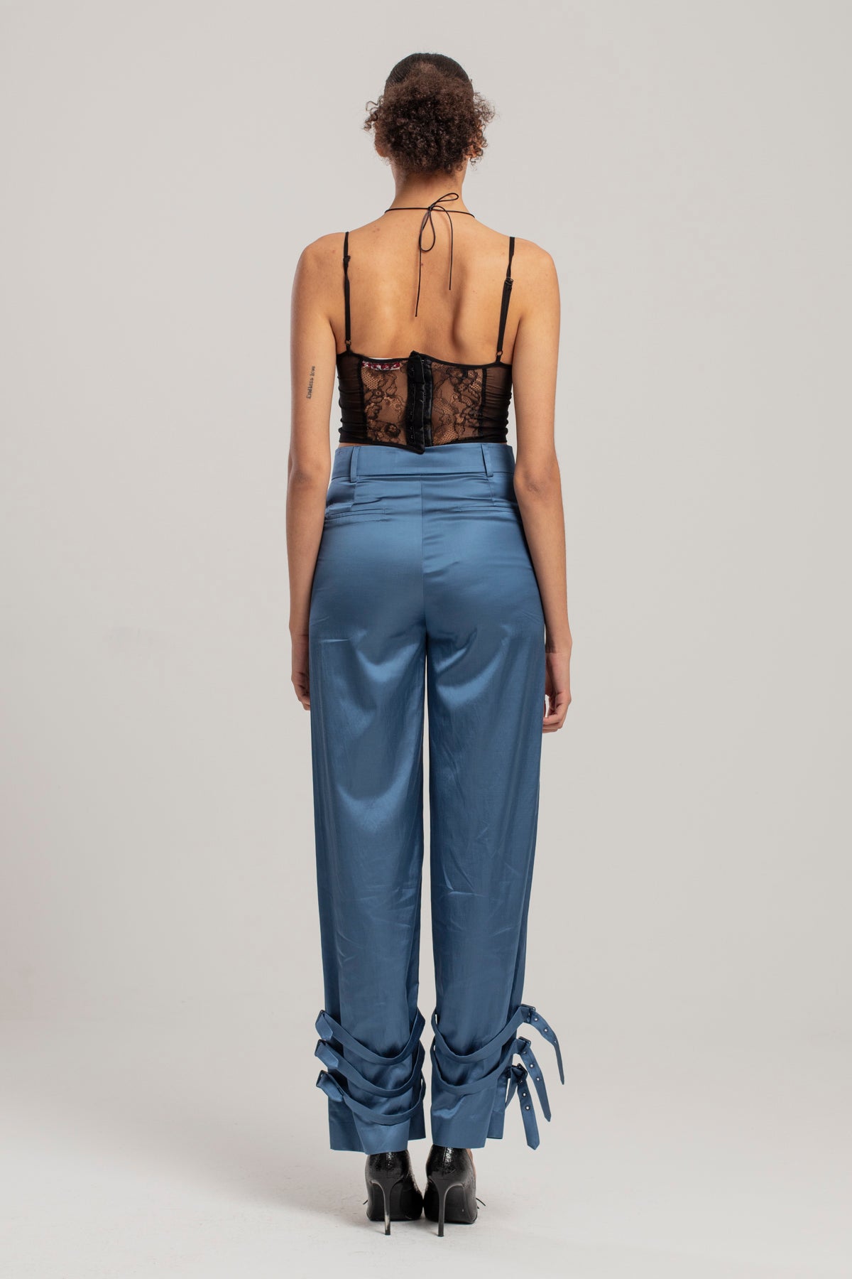 Free Heaven Women Lace Top - Black