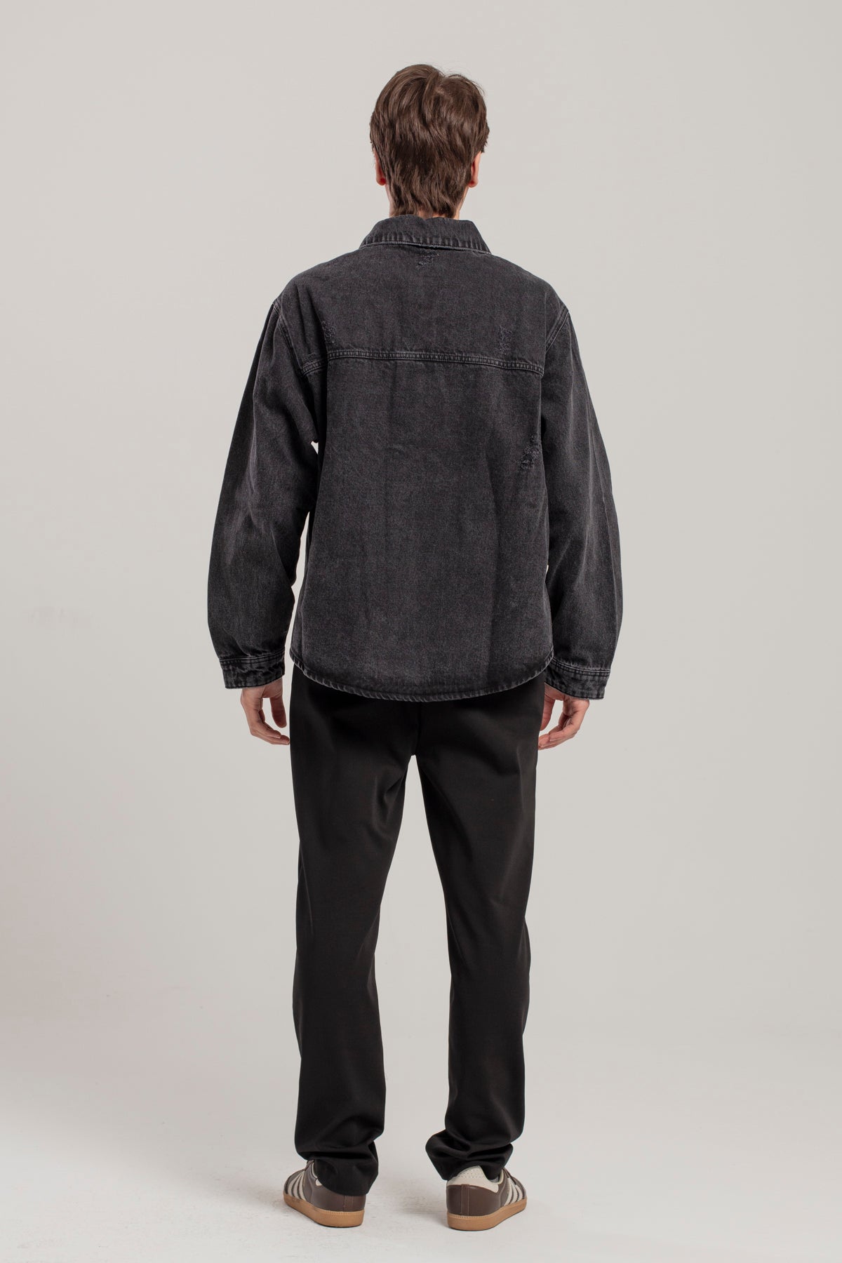 Pure Cotton Free Heaven Destroyed Denim Jacket