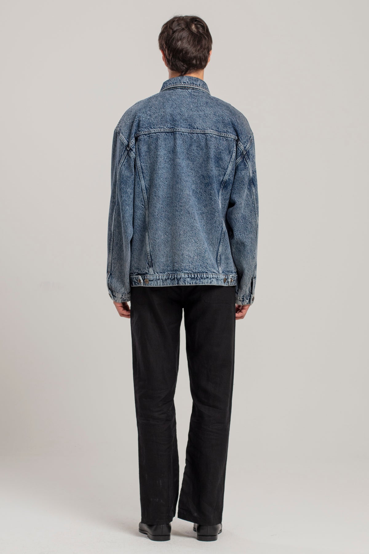 Pure Cotton Free Heaven Denim Jacket With Washed Effect