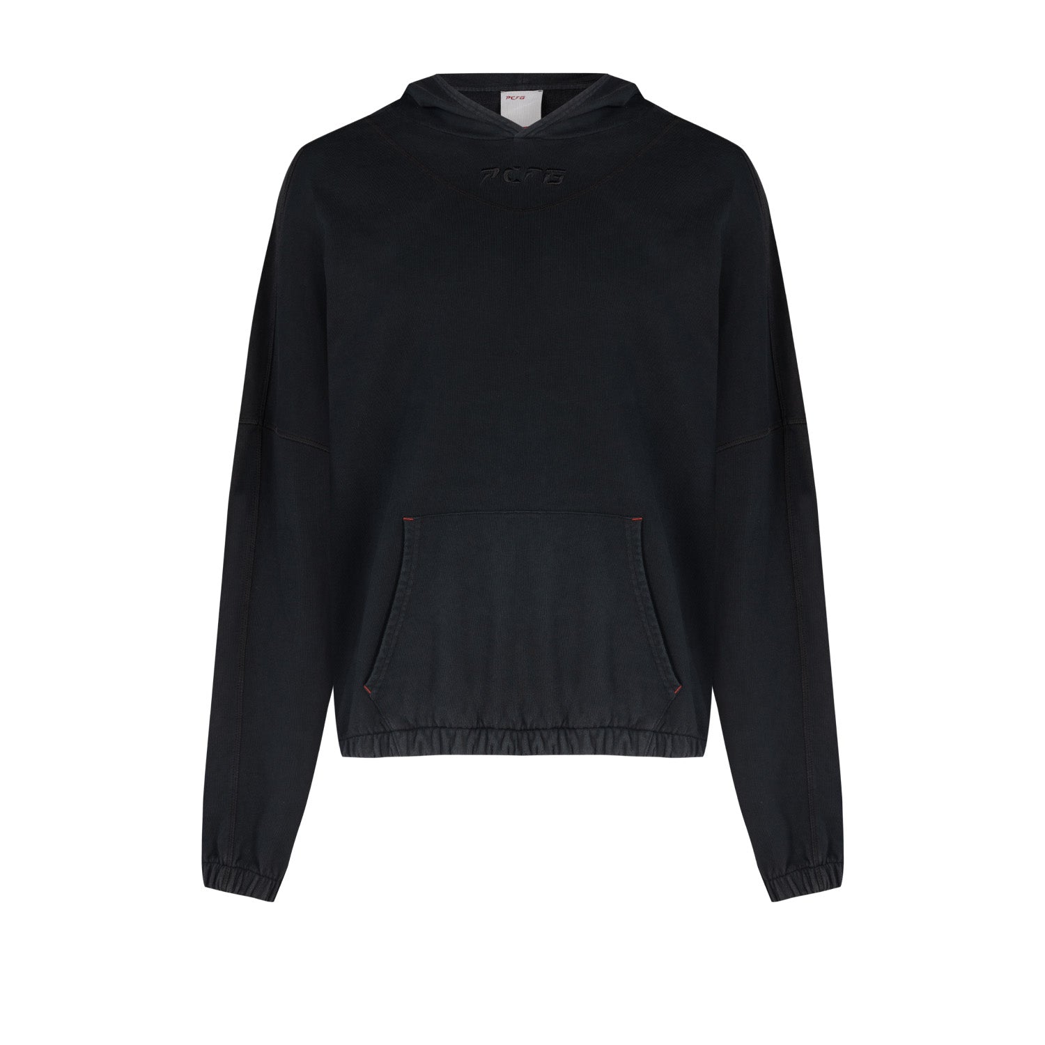 Free Heaven Acid Washed Men Hoodie - Black