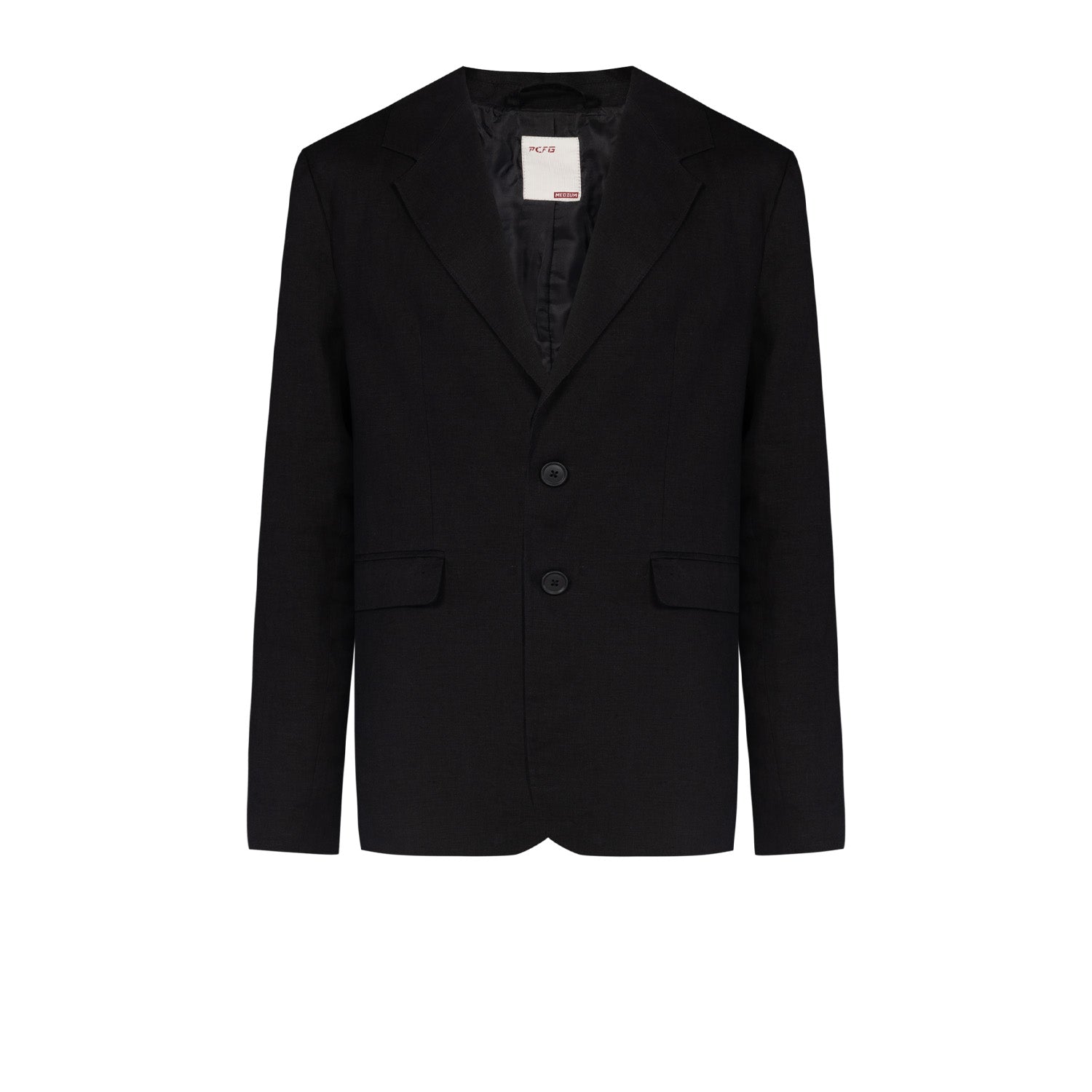 Free Heaven Linen Suit Blazer - Jet Black