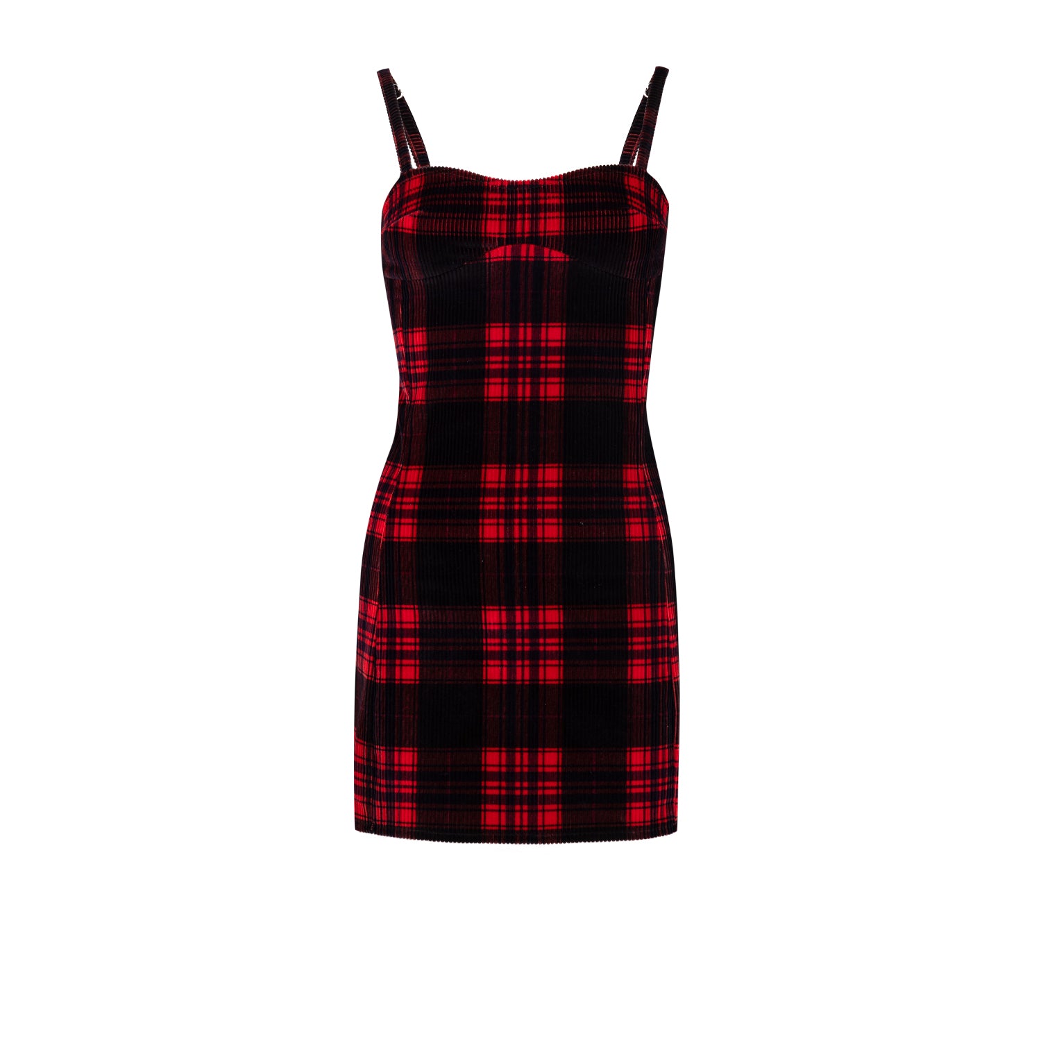 PURE COTTON YOUR *ITCH PLAID MINI DRESS