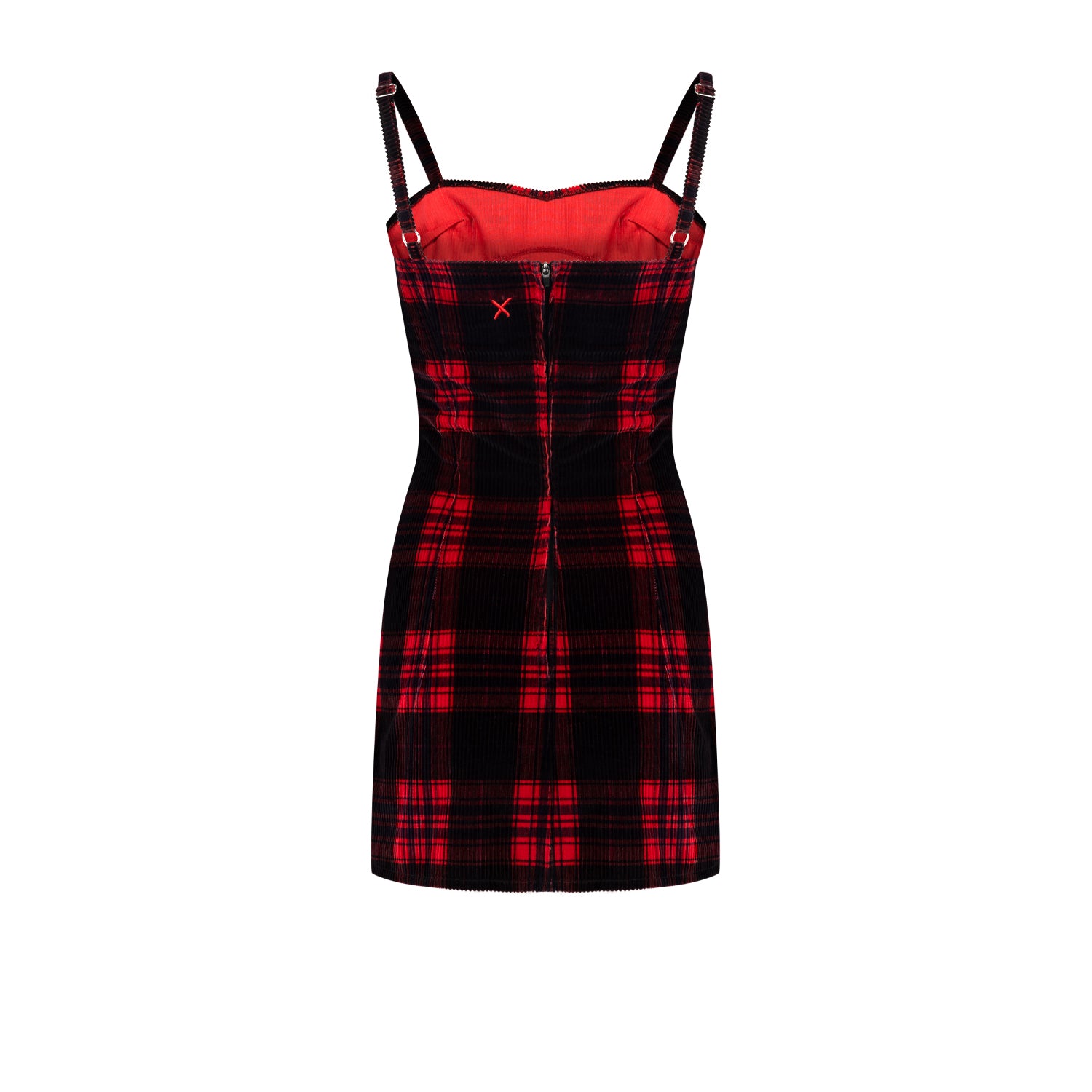 PURE COTTON YOUR *ITCH PLAID MINI DRESS