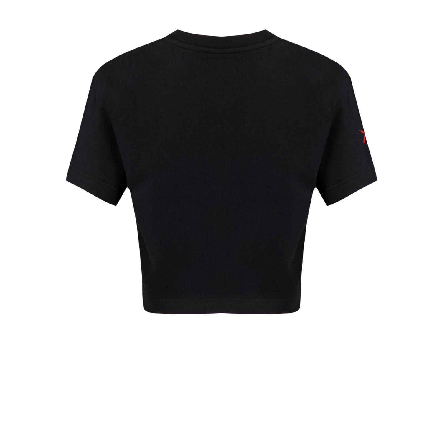 COTTON YOUR *ITCH SHOULDER PADDED T-SHIRT - JET BLACK