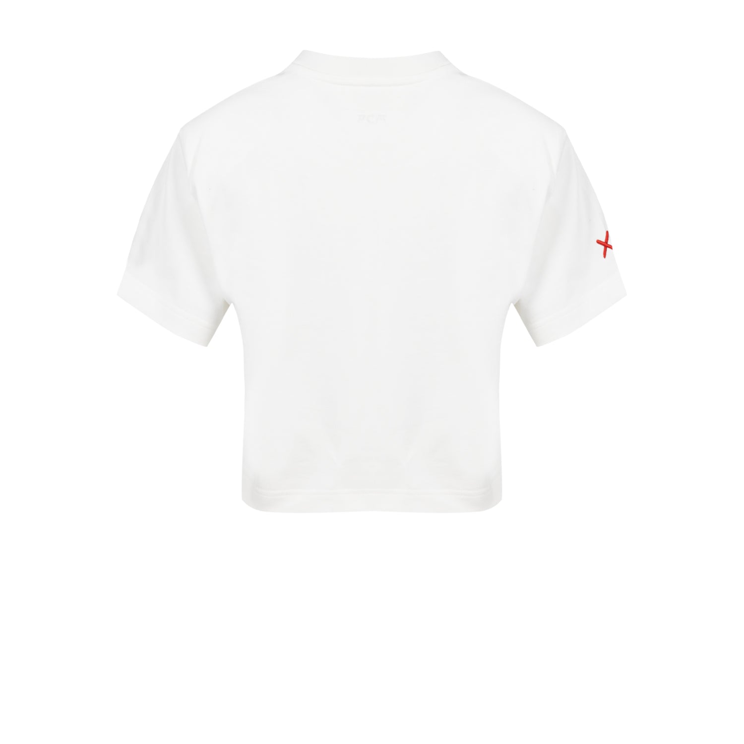 COTTON YOUR *ITCH SHOULDER PADDED T-SHIRT - WHITE