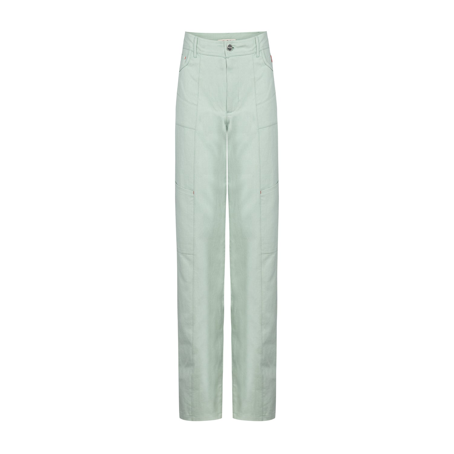 Linen Blend Free Heaven Pant With Pocket - Surf Spray