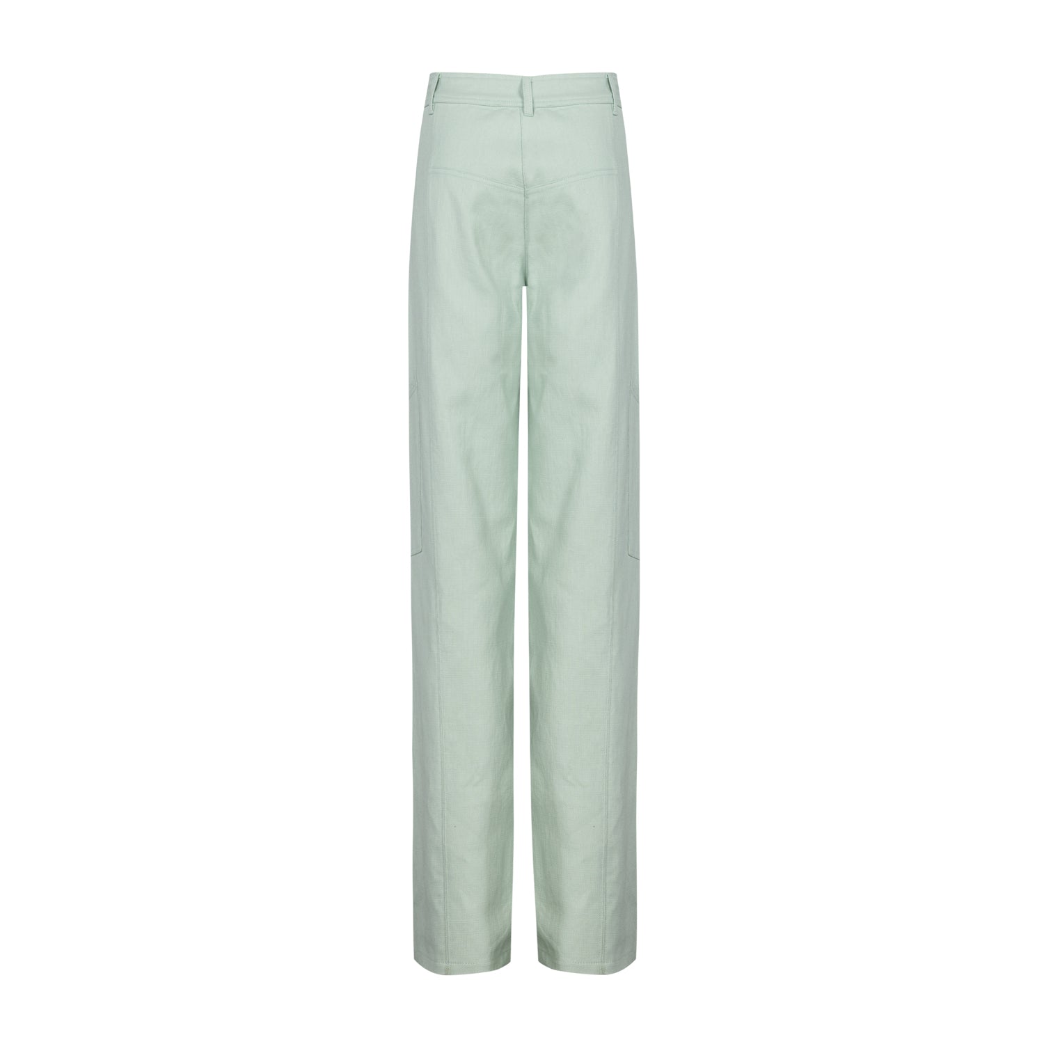 Linen Blend Free Heaven Pant With Pocket - Surf Spray