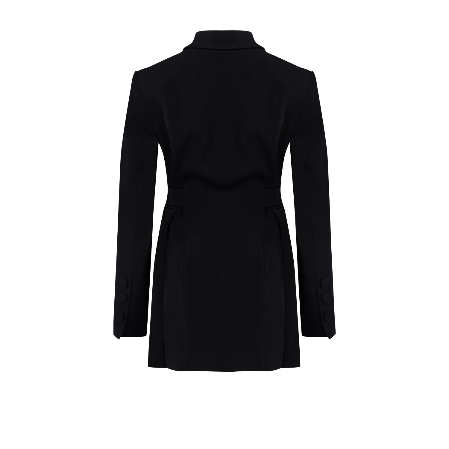 WOOL BLEND YOUR *ITCH JACKET DRESS - JET BLACK