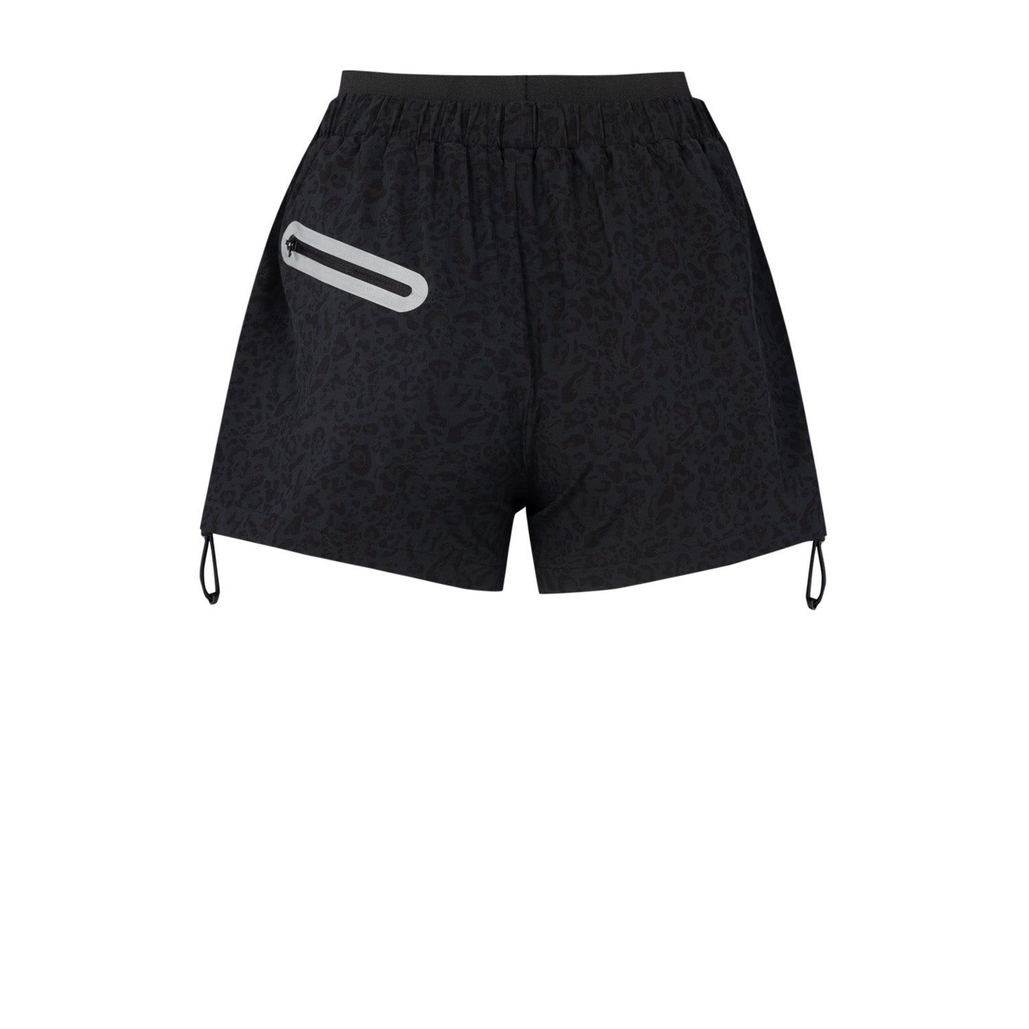 Free Heaven Leopard Track Suit Short - Black