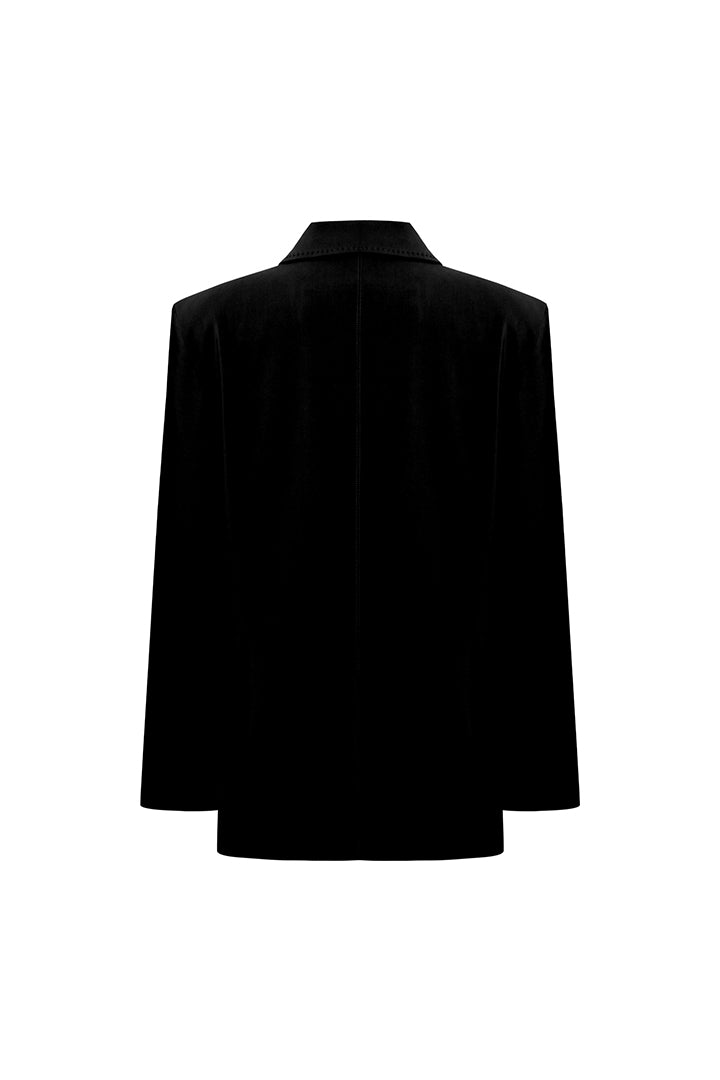 Cotton Classic Blazer - Black